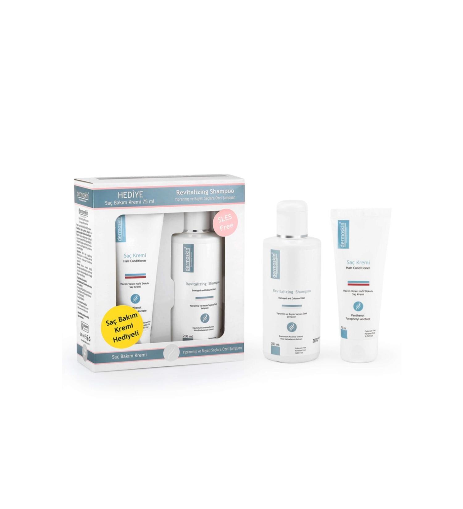 Dermoskin Revitalizing Shampoo 200ml + Hair Care Conditioner Gift