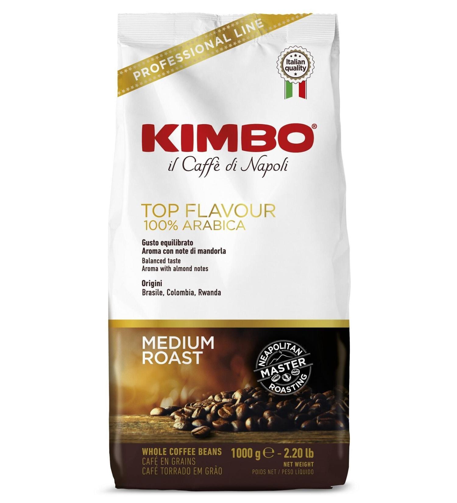 Kimbo Top Flavor 0 Arabica Coffee Beans (1000 Gr)