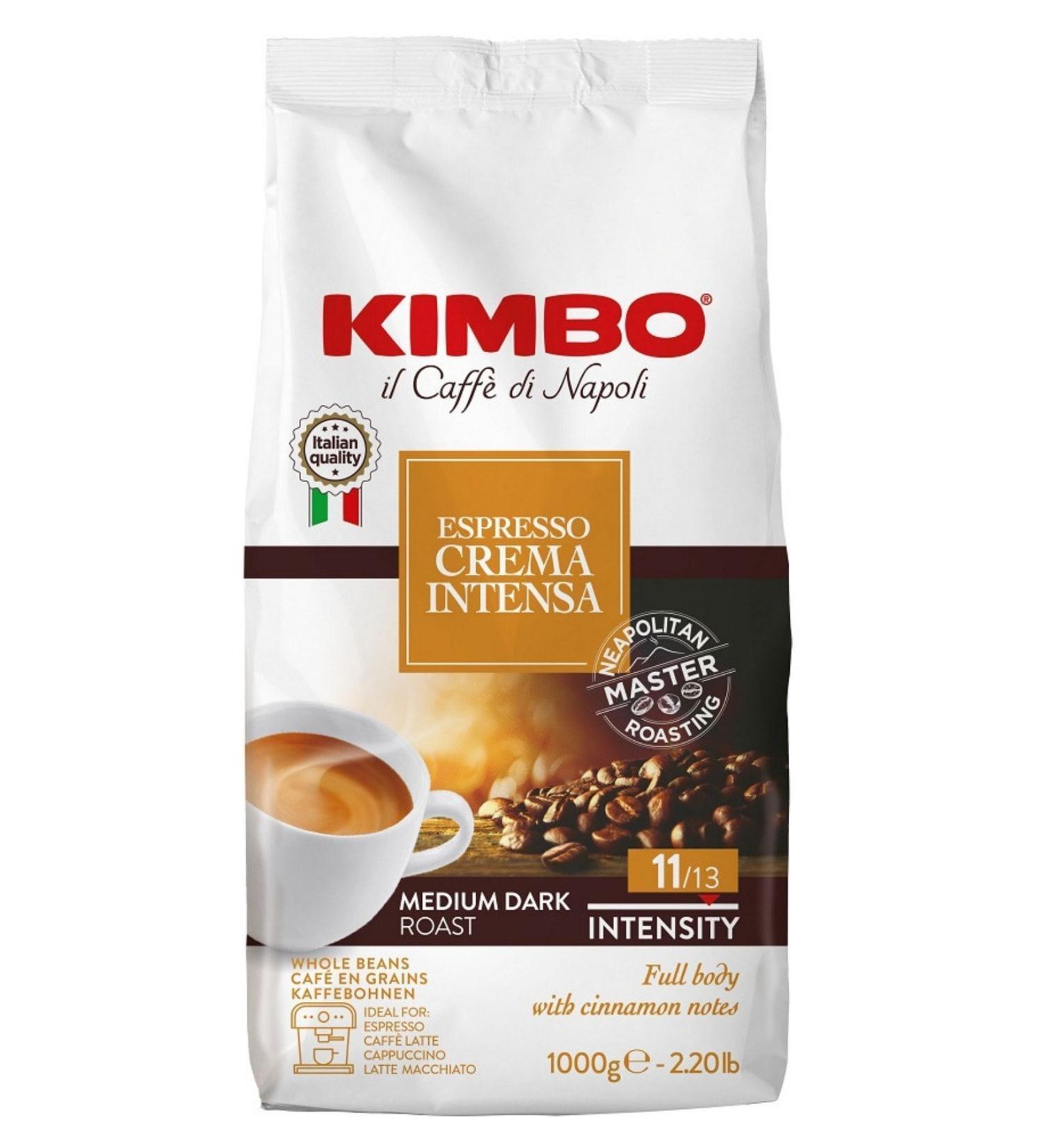 Kimbo Espresso Crema Intensa Coffee Beans (1000 Gr) - Buy Online on GoSupps.com