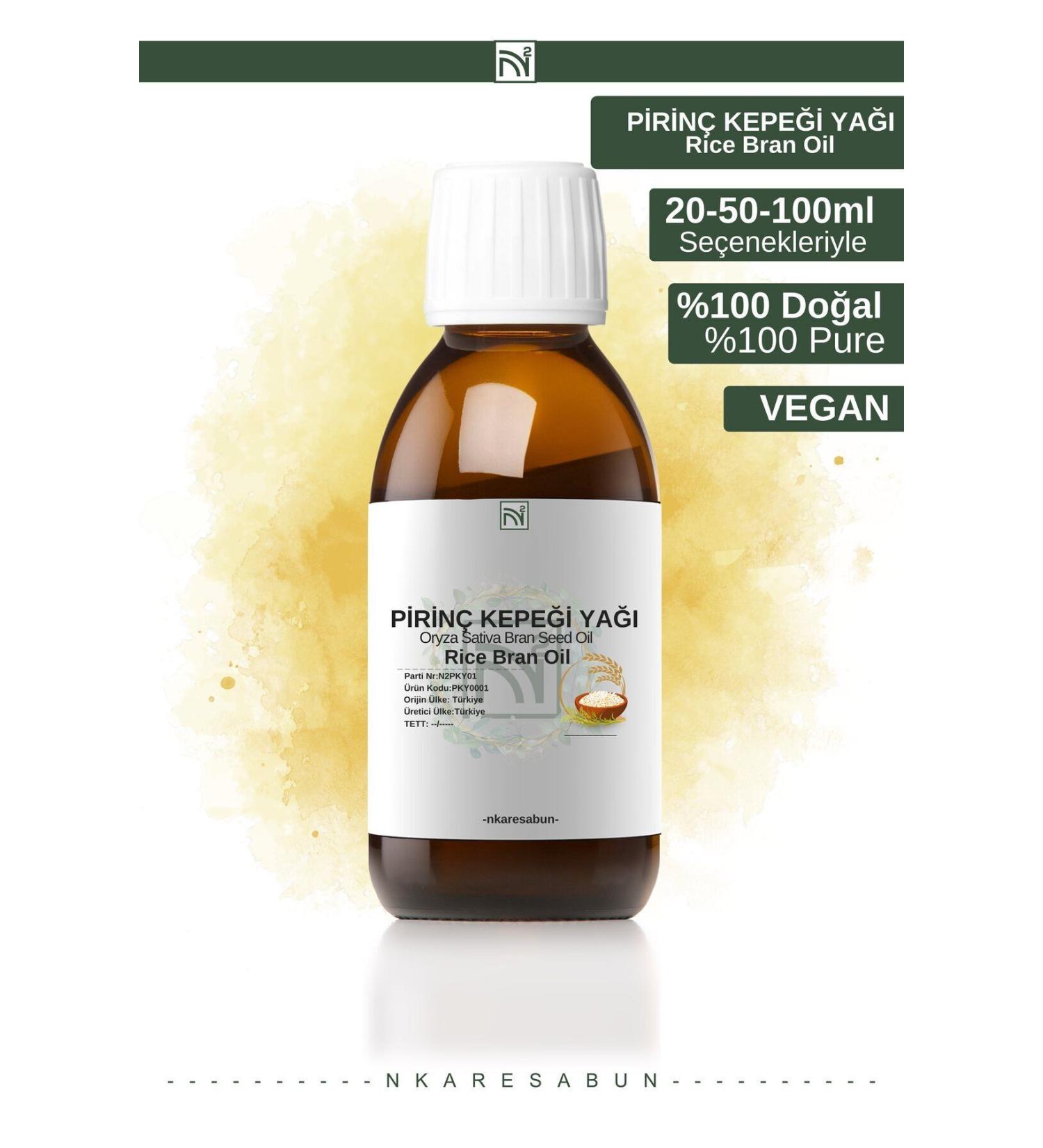nkare Rice Bran Oil 50 ml 0 Natural Additive and Preservative free. Rice Bran Oil