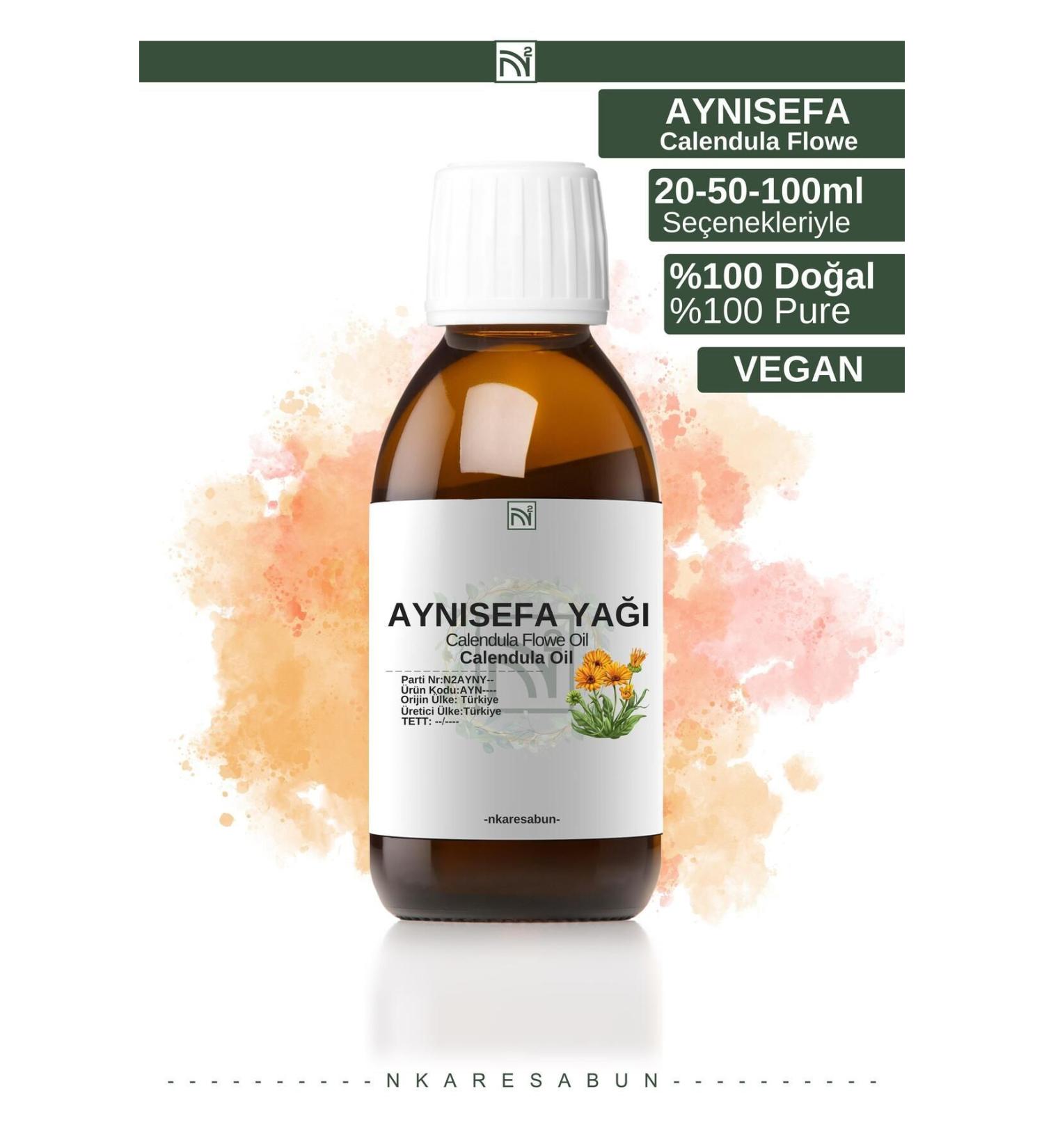 nkare Calendula Oil 0 Pure Natural Oil 20 Ml