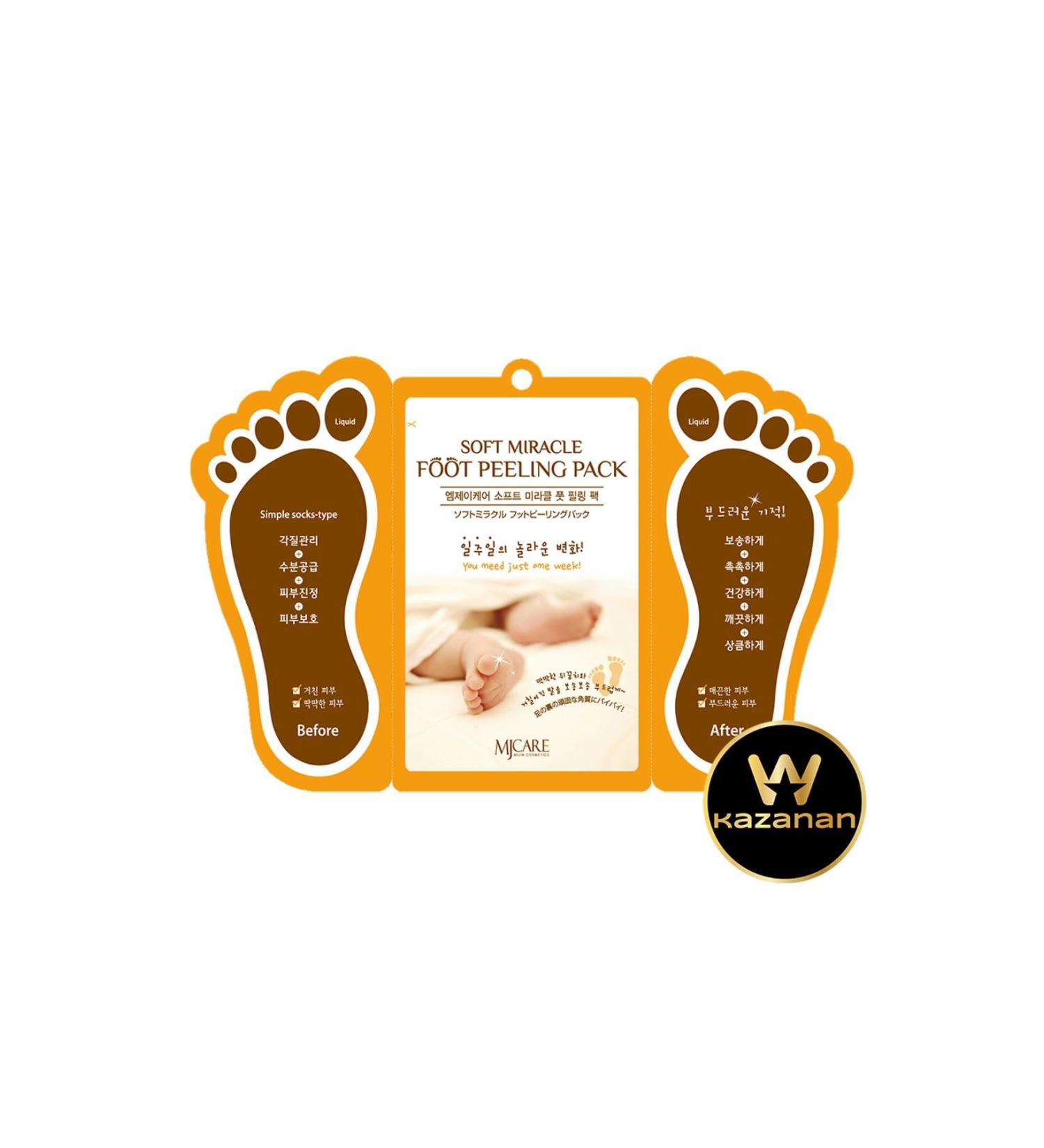 Mjcare Miracle Foot Peeling Pack - Mjcare Sock Type Foot Peeling Mask - Buy Online on GoSupps.com