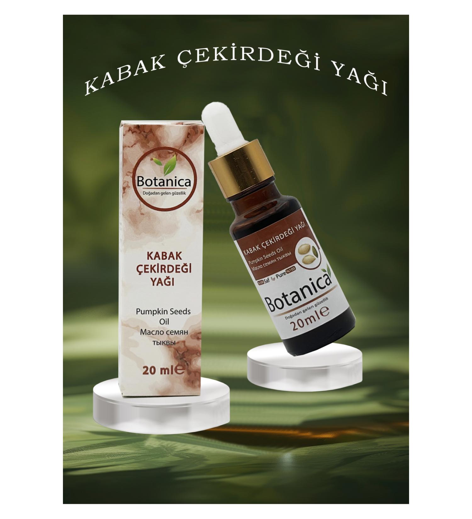 botanica Pumpkin Seed Oil - Cucurbita Pepo - ( Health - Hair and Skin Care ) Pumpkin Seeds Oil 20 Ml