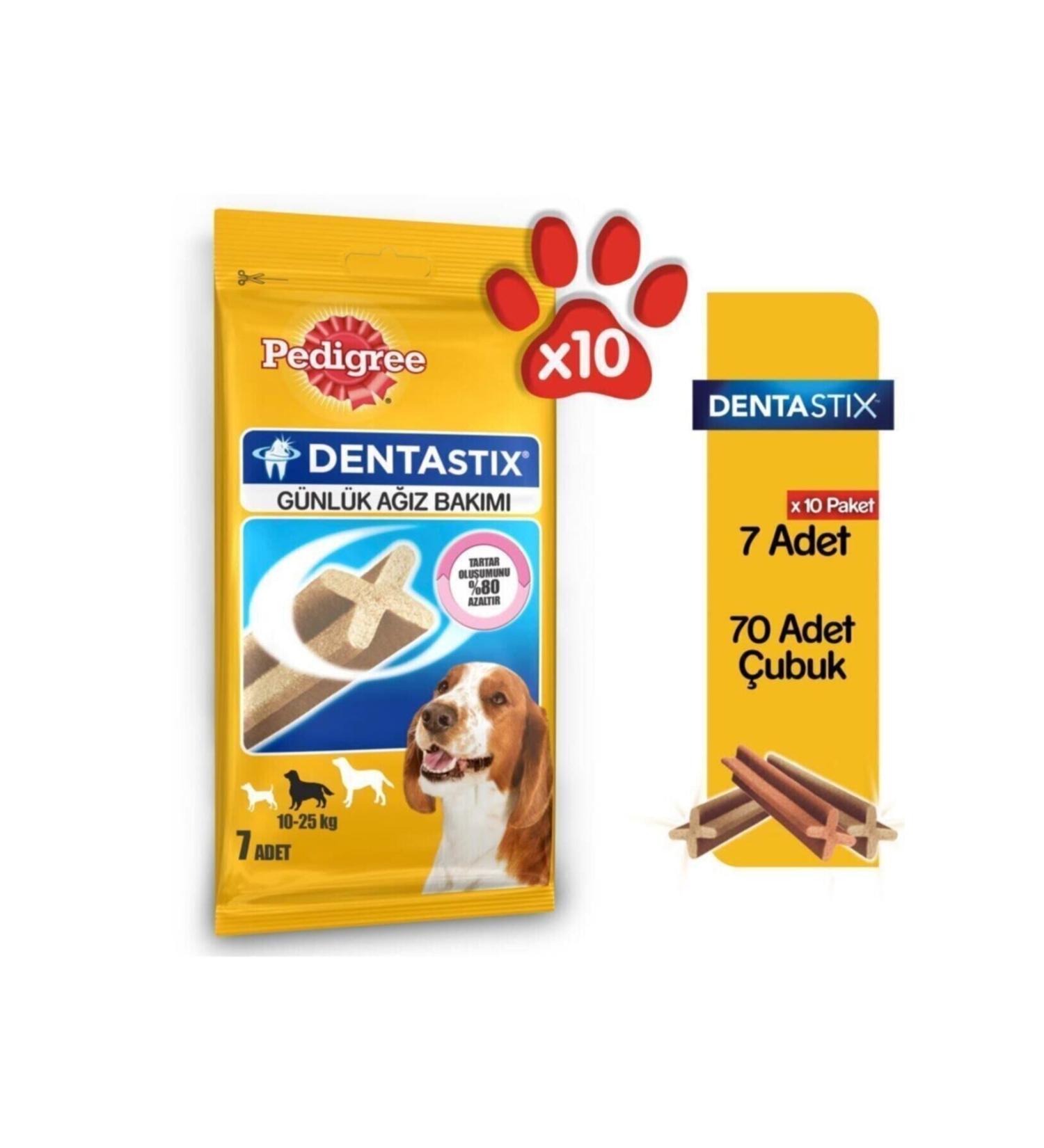 Pedigree Dentastix Medium Dog Reward Food 10 X 180 gr - Buy Online on GoSupps.com