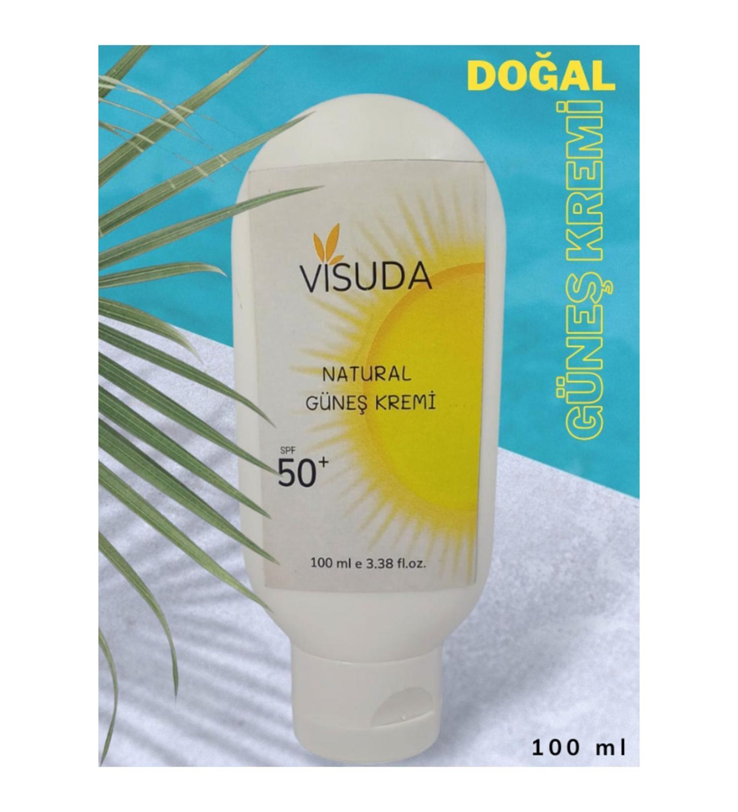 Visuda Cosmetics Visuda Sunscreen Spf 50+ High Protection 100ml Natural Sunscreen