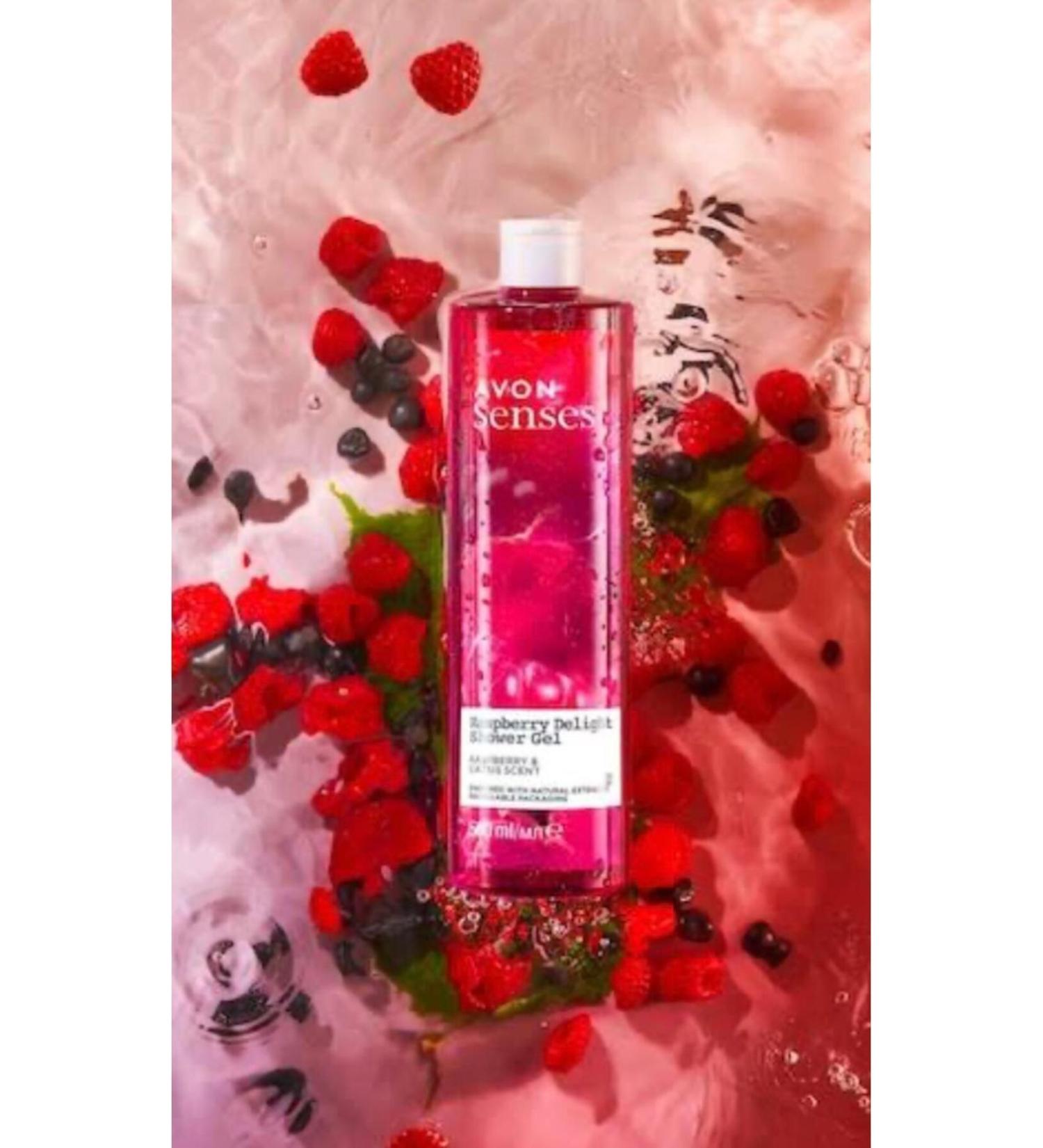 Avon Senses Sweat & Joyful Freesia and Pomegranate Scented Cream Shower Gel 500 Ml.