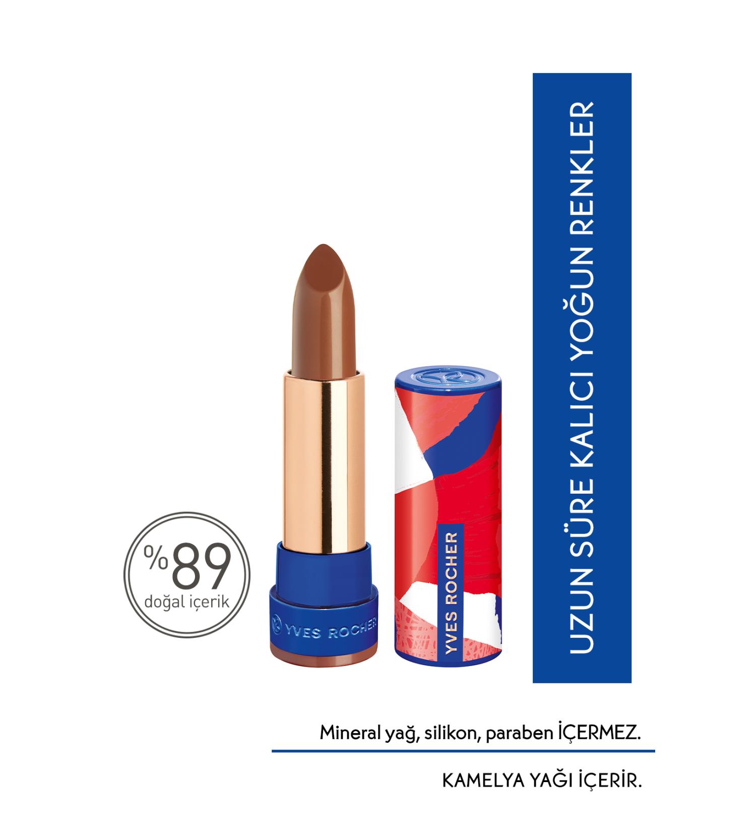 Yves Rocher Ultra Moisturizing Intense Color Satin Lipstick-07. Elegant Brown-3.8 G-78871