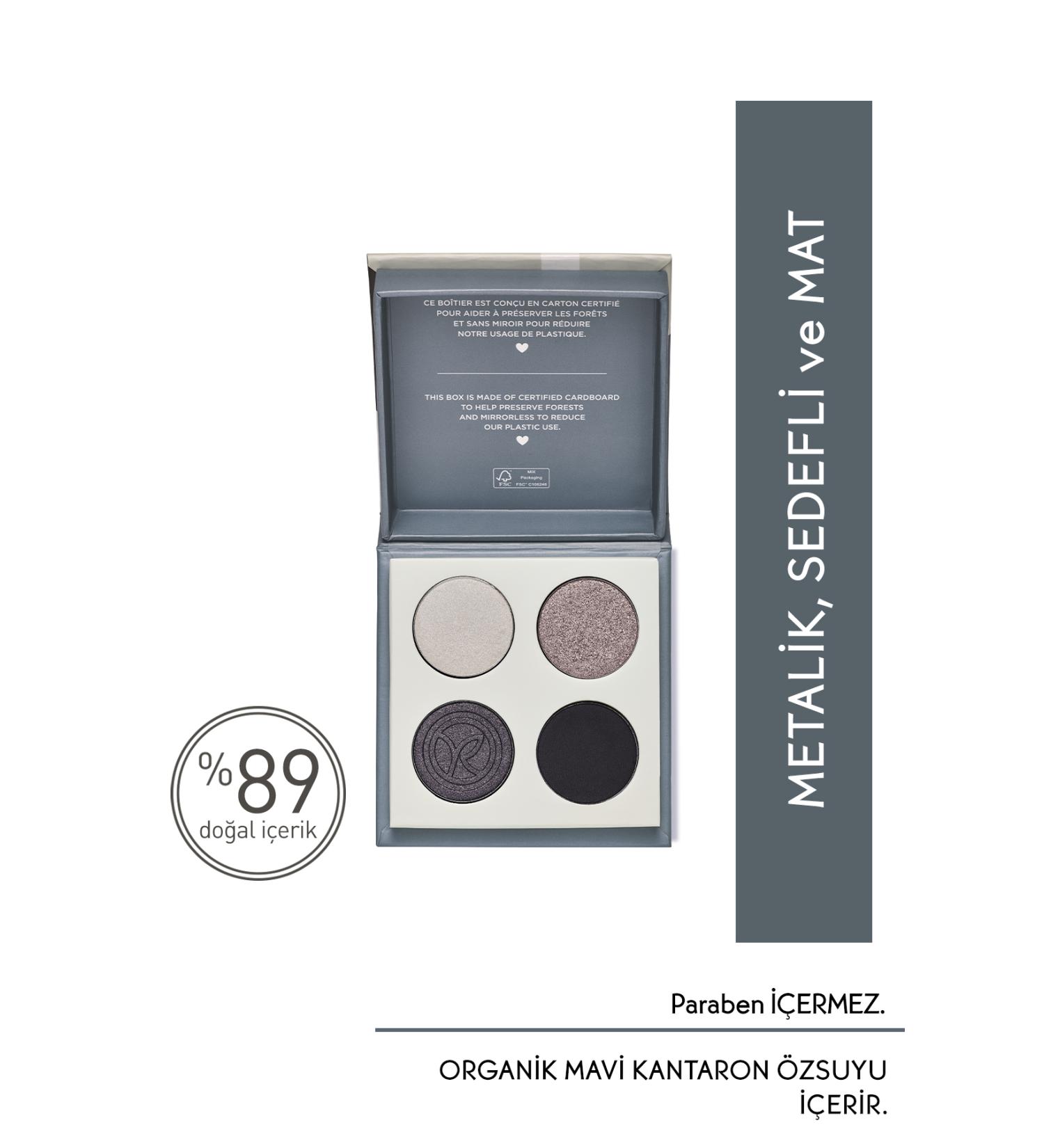 Yves Rocher 4-Pack Eyeshadow Palette - Granite Black-5.9 G - Buy Online on GoSupps.com