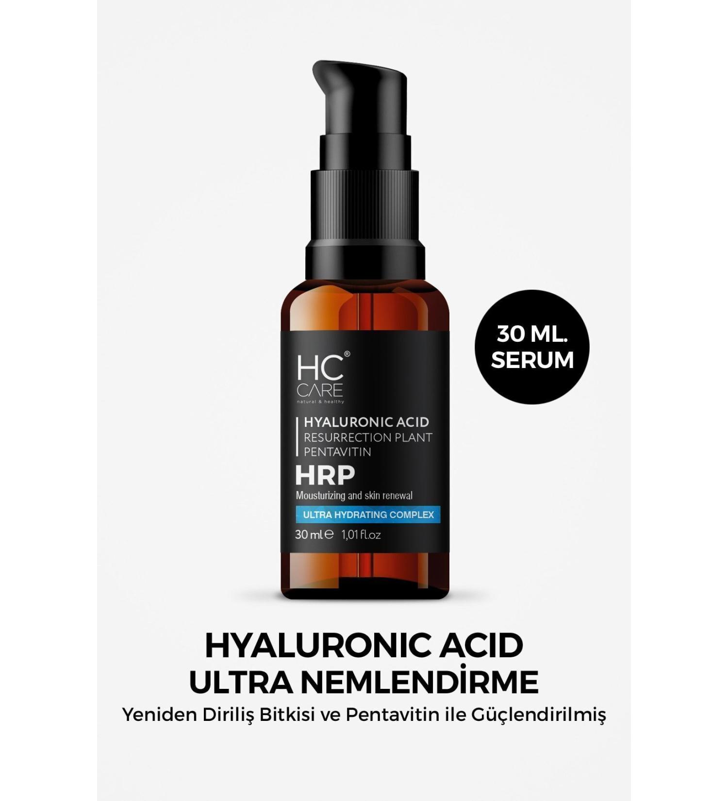 HC Care Hyaluronic Acid - Intensive Moisturizing Skin Care Serum - 30 Ml.