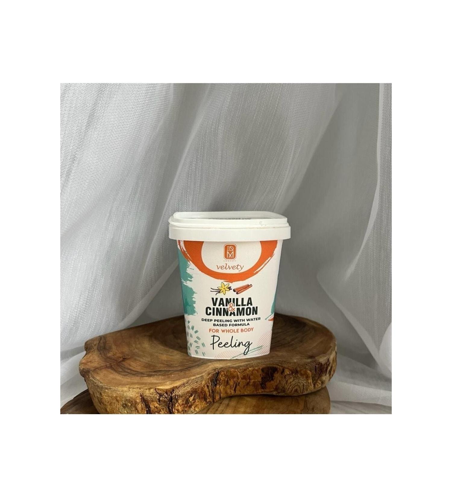 IDM New Date Velvety Vanilla Cinnamon and Oil Based Body Peeling 400 ml