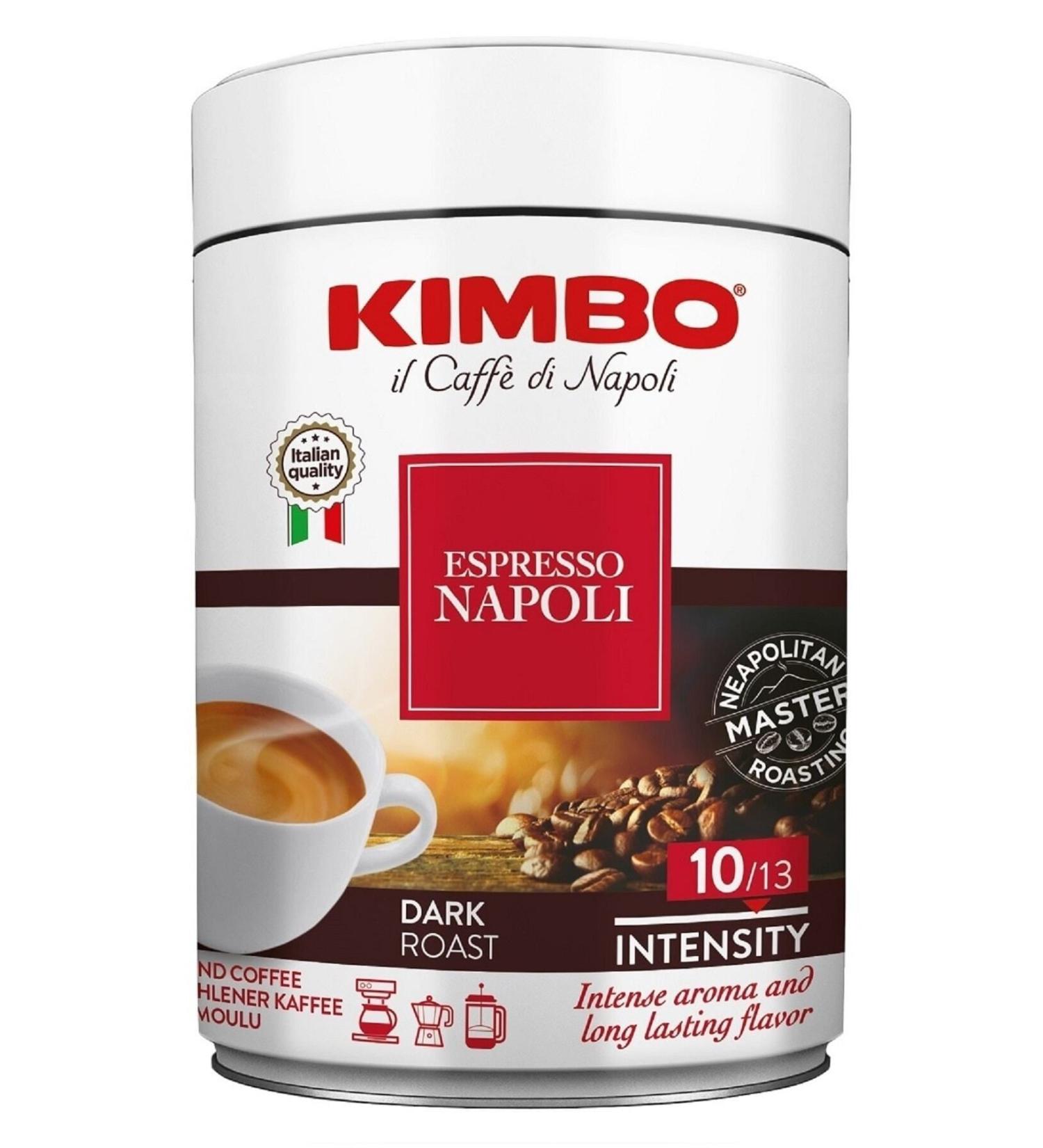 Kimbo Espresso Napoli Filter Coffee Tin Box (250 GR)