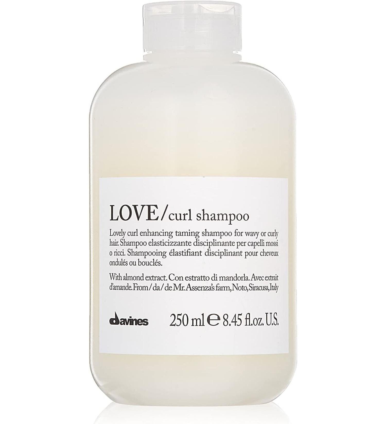 Davines 333KTKVegan Love Curl Shampoo Wavy Hair Moisture Shampoo 250ml..333