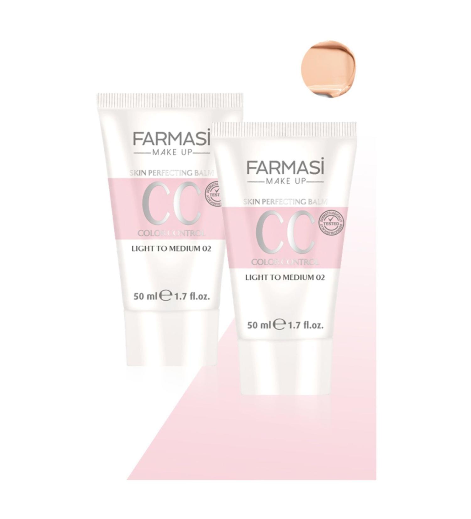Farmasi CC All In One Cream Light to Medium-50ml 2 Pieces