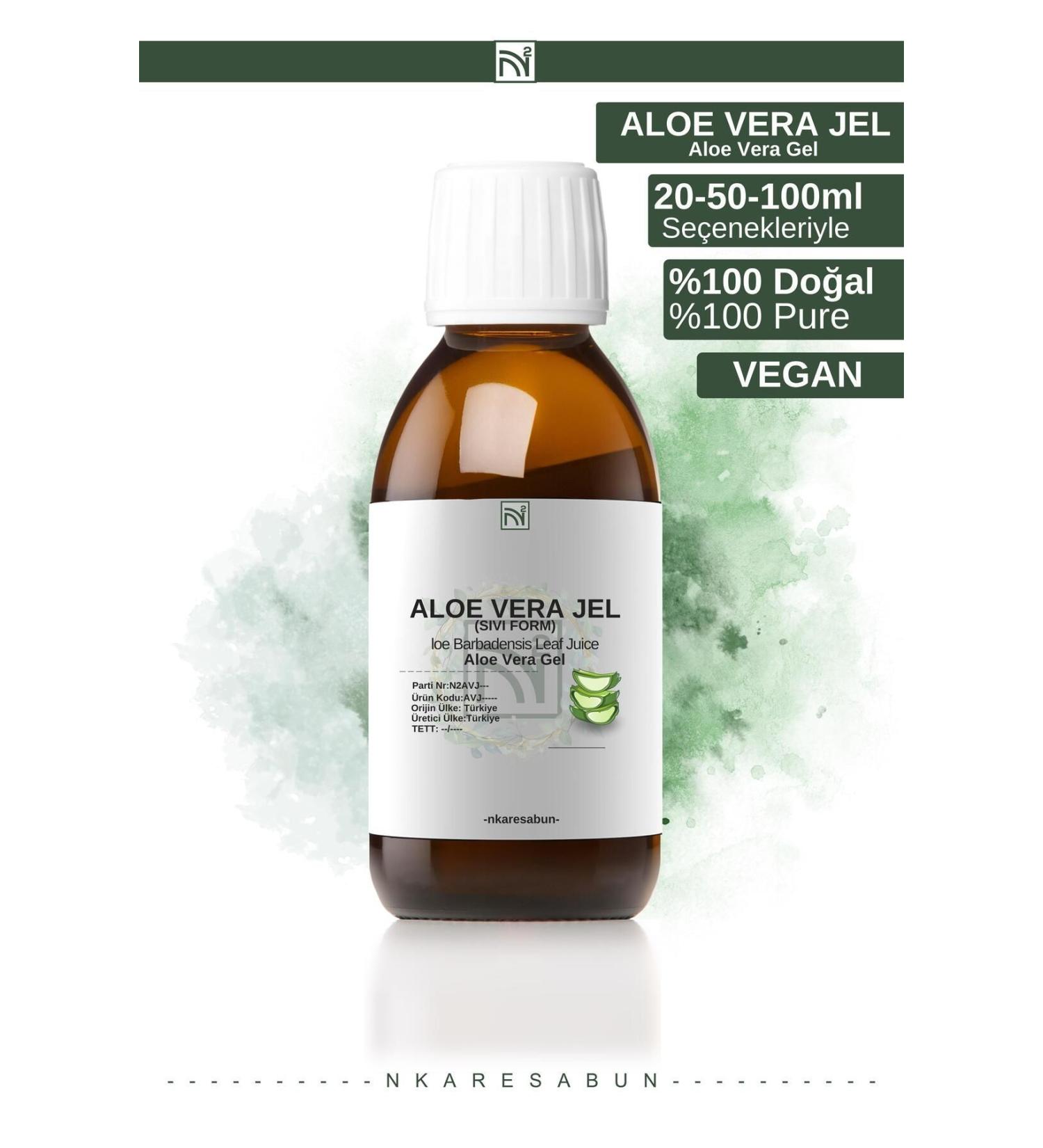 nkare Aloevera Gel 100 ml Natural (Liquid Form) Aloevera Gel (liquid)