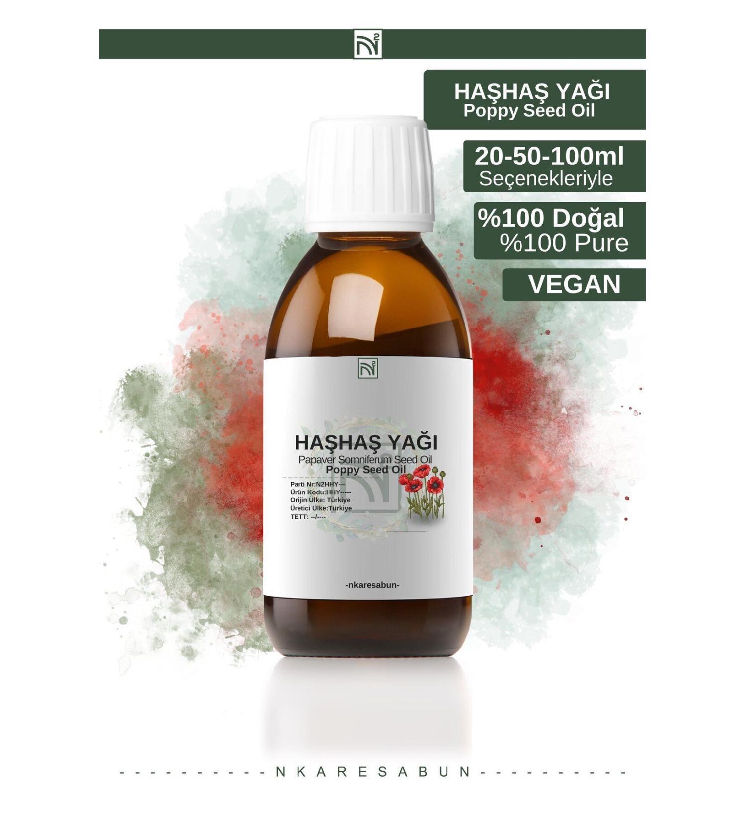 nkare Poppy Oil 100 ml 0 Natural Does not contain Additives and Preservatives. Poppy Oil