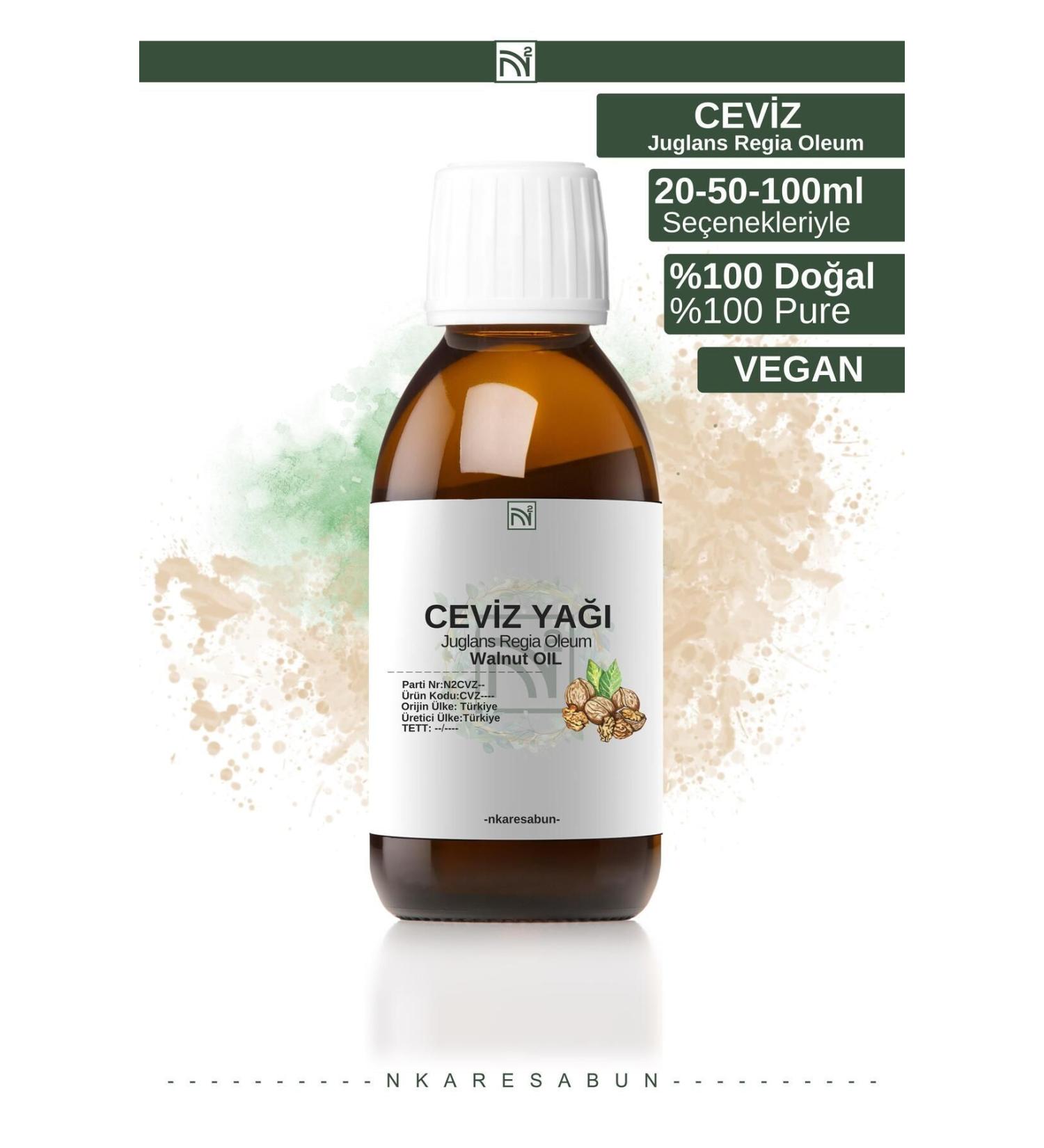 nkare Walnut Oil 0 Pure Natural Cold Pressed Oil 100 Ml