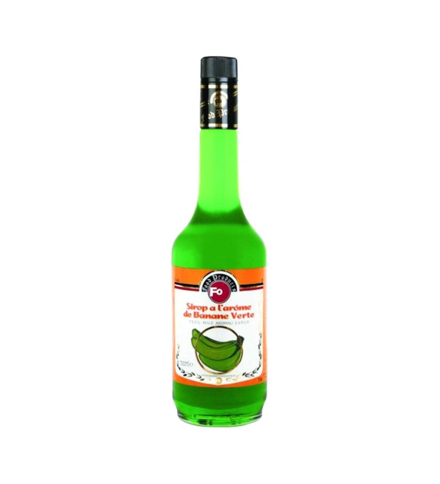 FO Green Banana Flavored Cocktail Syrup 700 ml