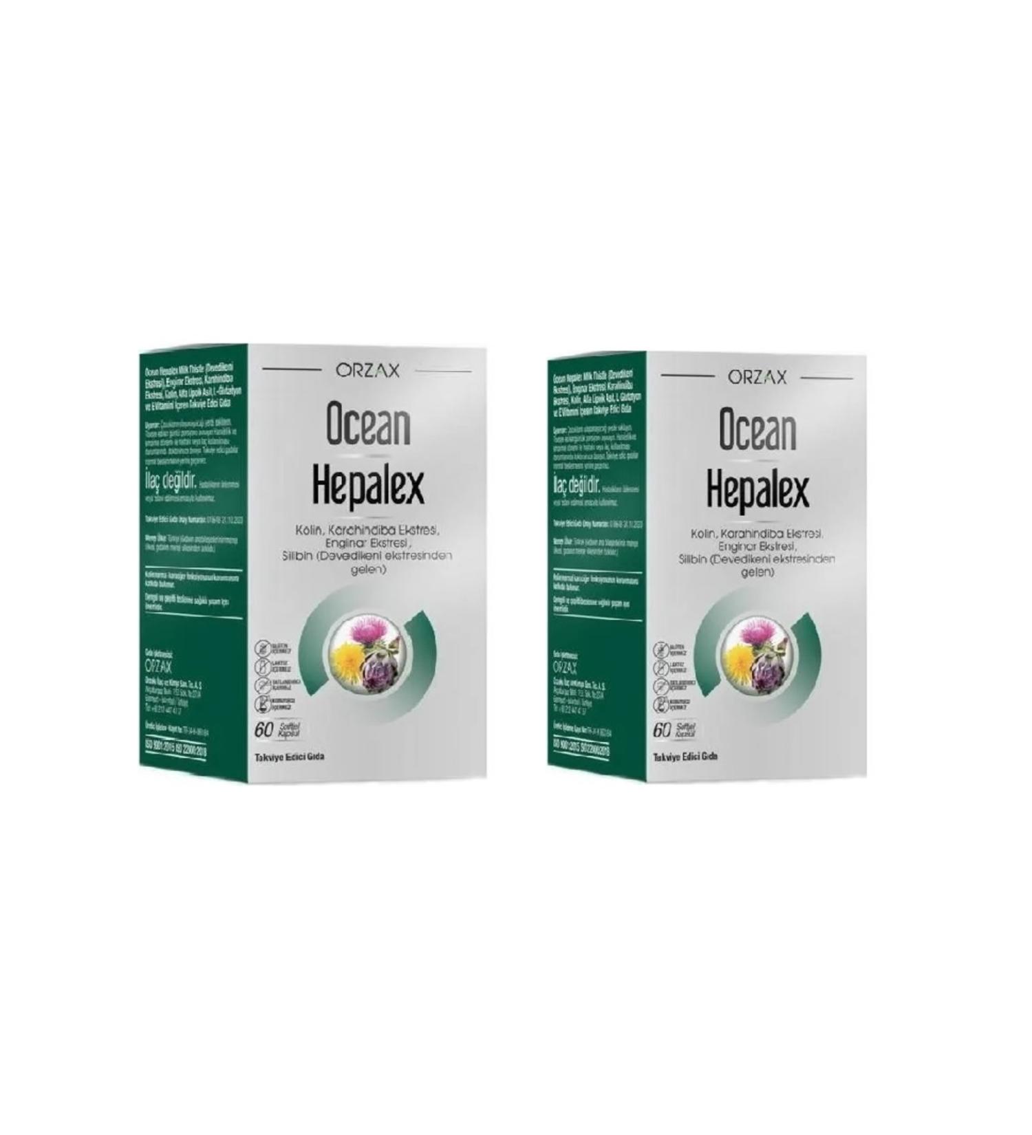 Ocean Hepalex 60 Softgel Capsules - 2 Pieces