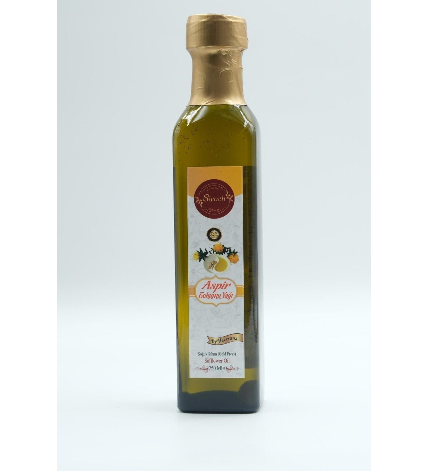 SIRACH Cold Pressed Safflower Oil Glass Bottle 250 ml