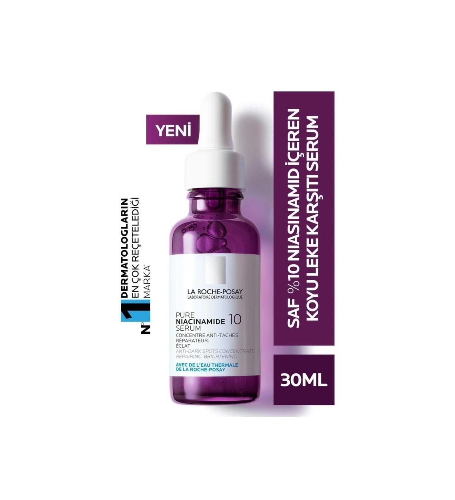 La Roche Posay PURE NIACINAMIDE 10% ANTI-DARK SPOT SERUM 30 ML (10% NIACINAMIDE DKHAIR1140 - Buy Online on GoSupps.com