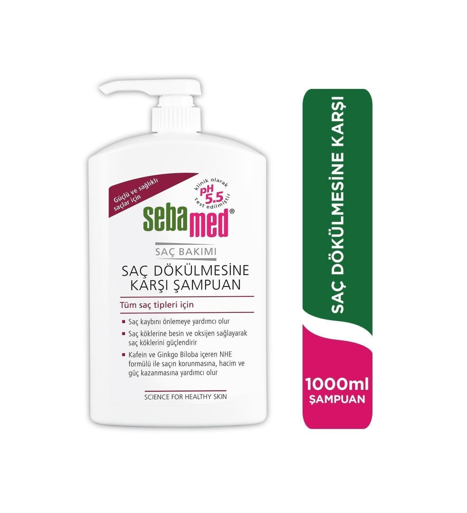 Sebamed SHAMPOO ILLUMINATING-SHINING AGAINST HAIR LOSS 1000 ML DKHAIR1191 - Buy Online on GoSupps.com