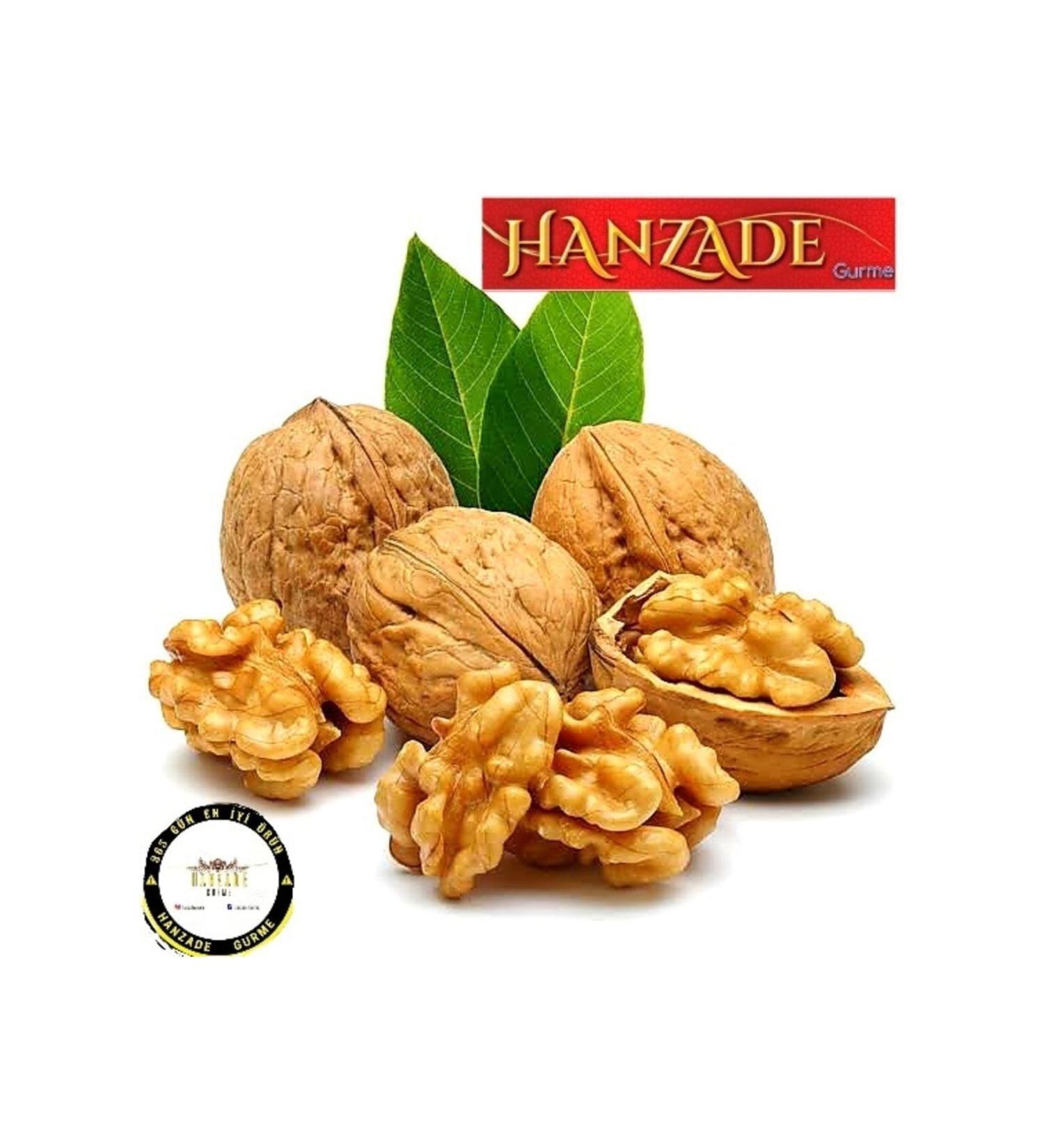 HANZADE GURME Hand-Cracked Chander Walnut Extra Quality 1000 gr Shelled Walnut