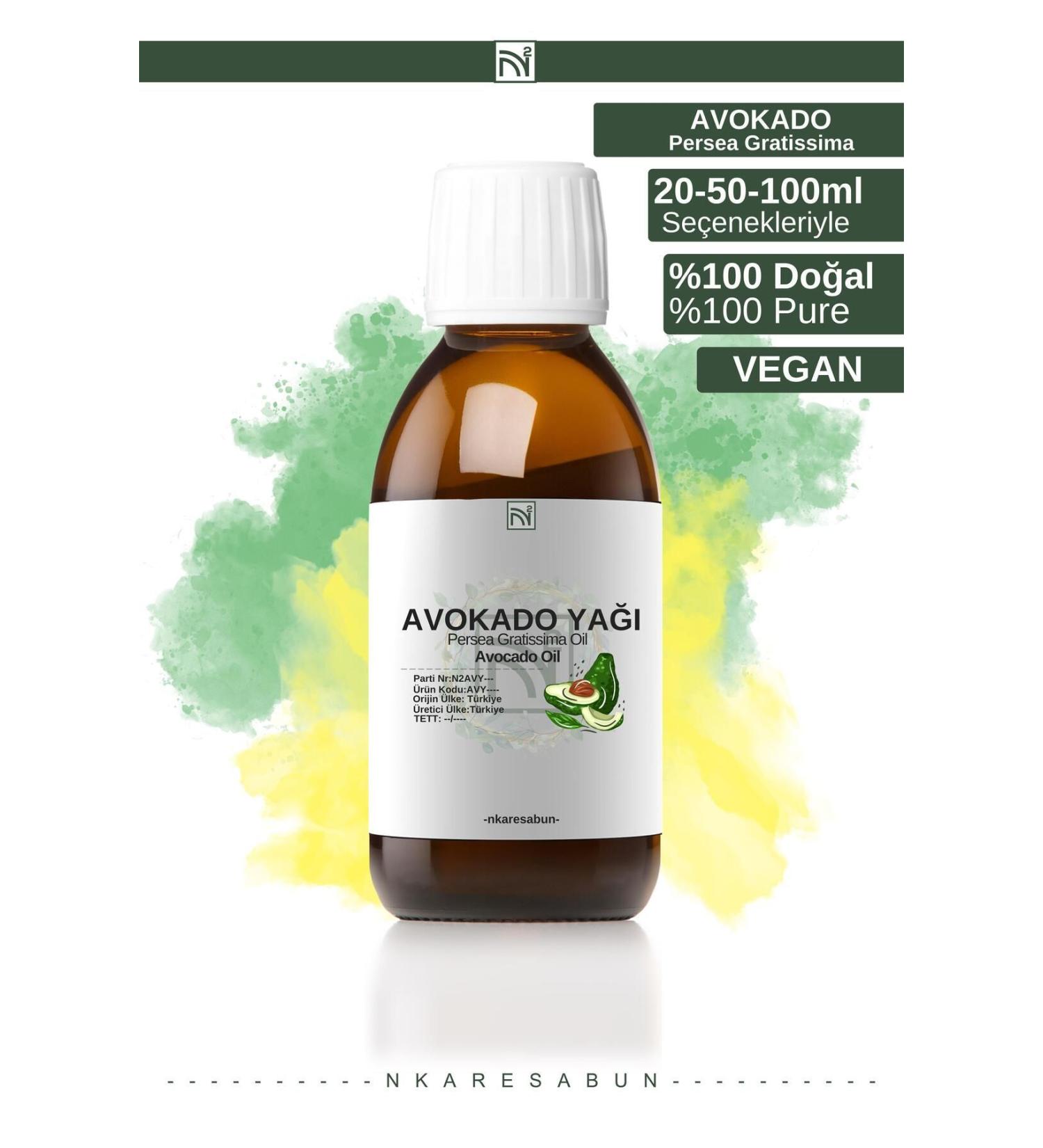 nkare Avocado Oil 0 Pure Natural Cold Pressed Oil 50 Ml