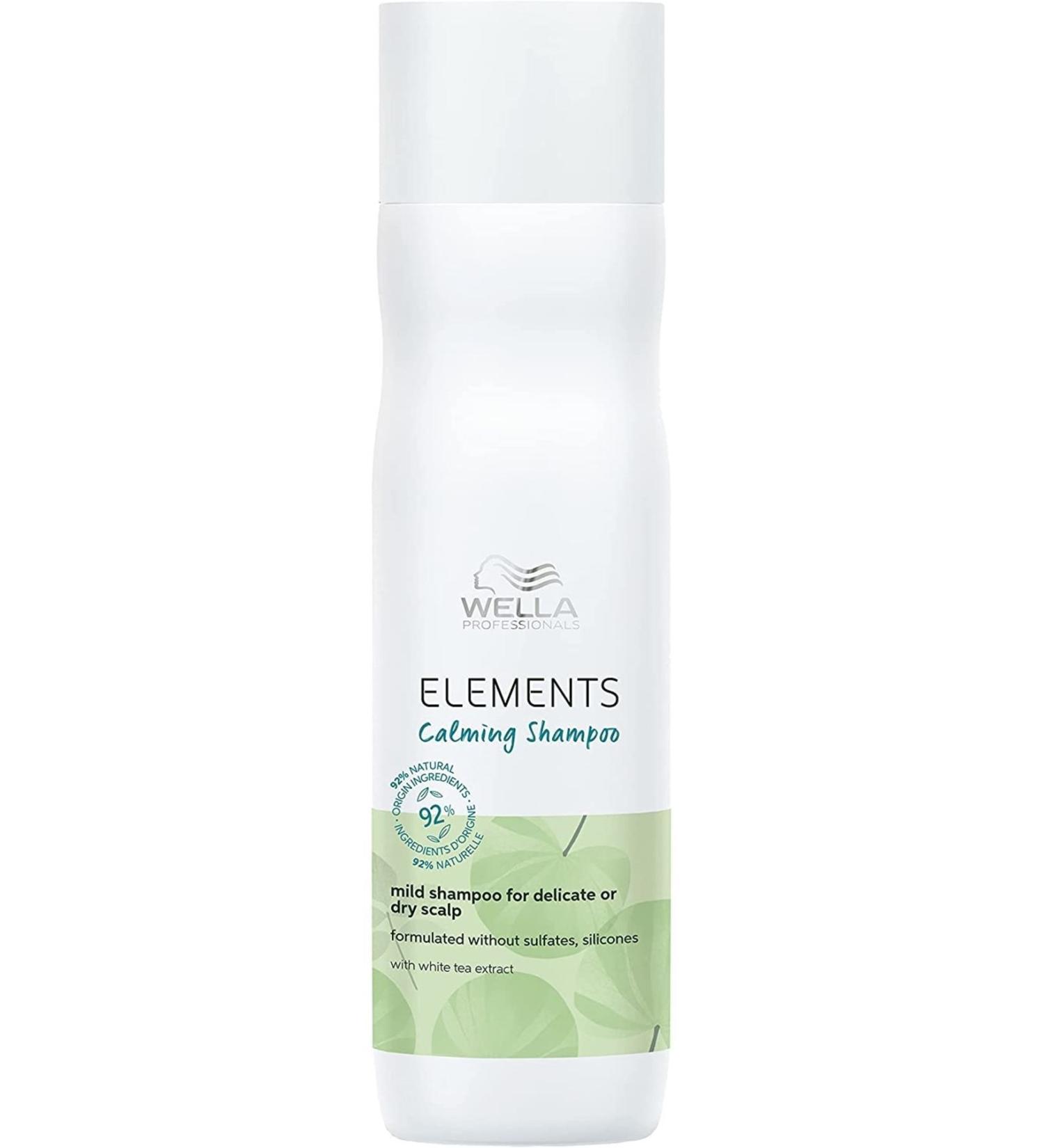 Wella Elements Calming - Sulfate-Free Lightweight Shampoo for Damaged Hair 250 ml Cyt9799774641316