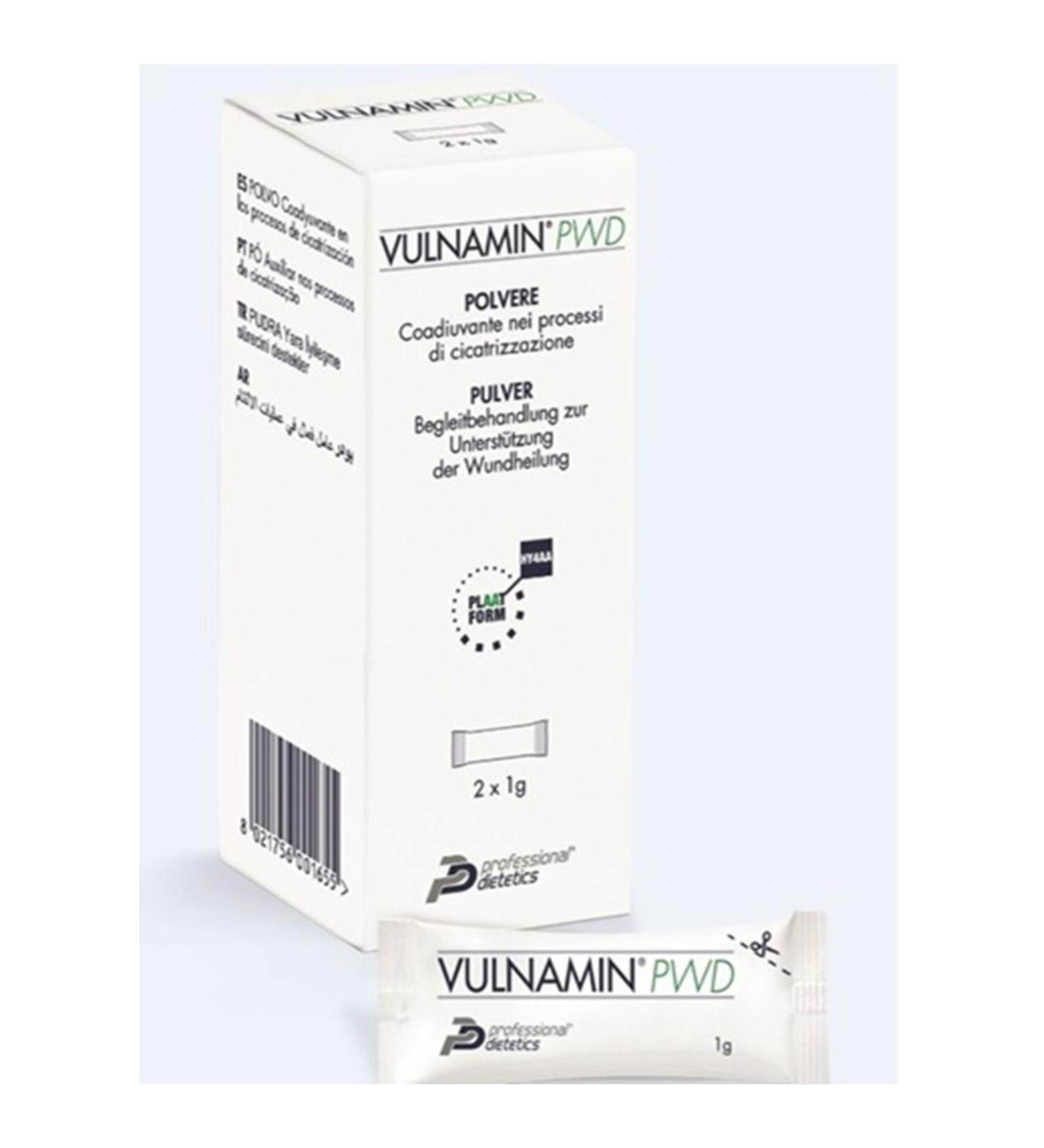 Vulnamin Pwd Powder Wound Healing Support (2 X 1G)