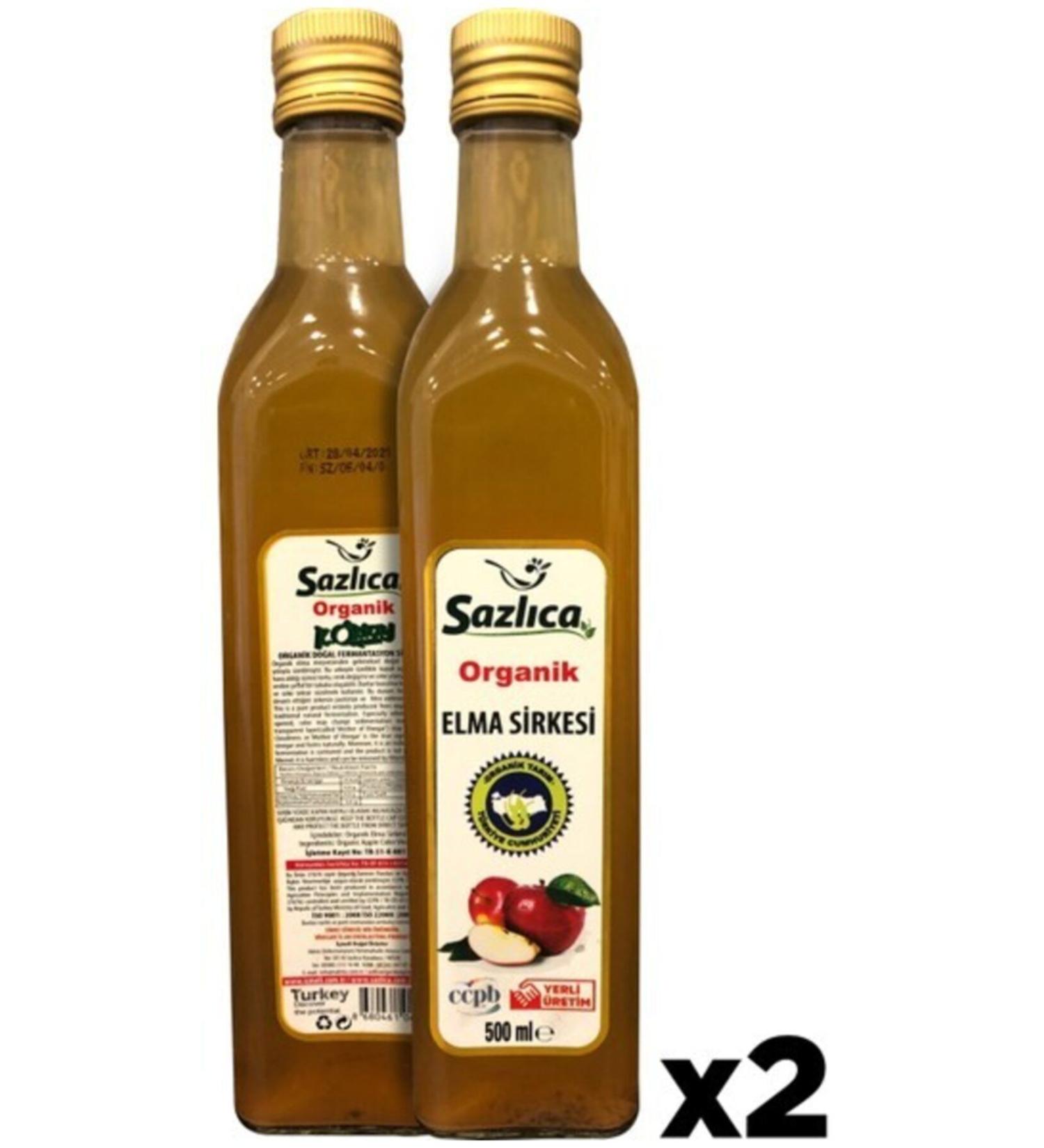 Sazl ca Organic Apple Cider Vinegar 500 Ml