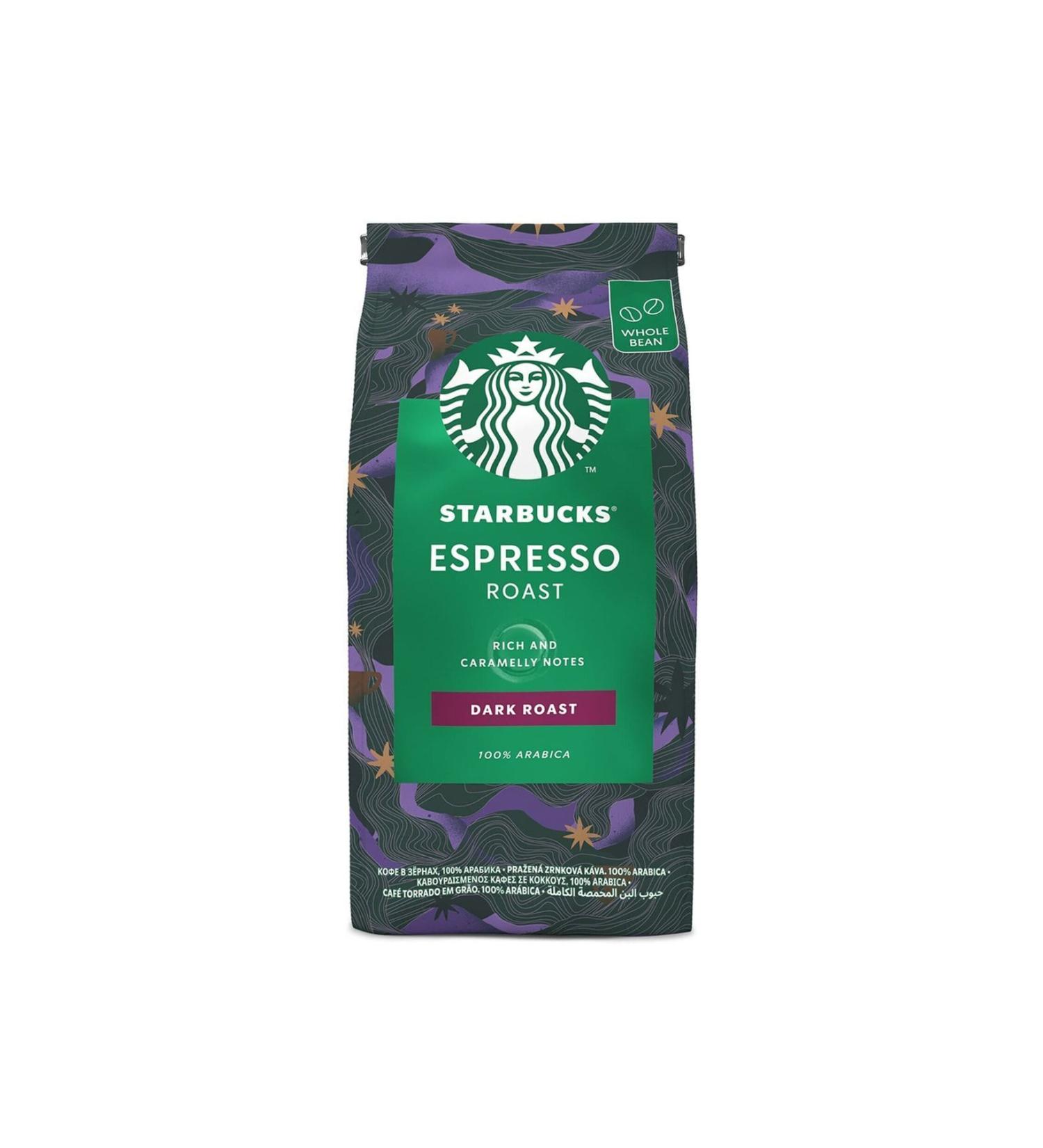Starbucks Bean Coffee Espresso Roast Dark 200 Grams