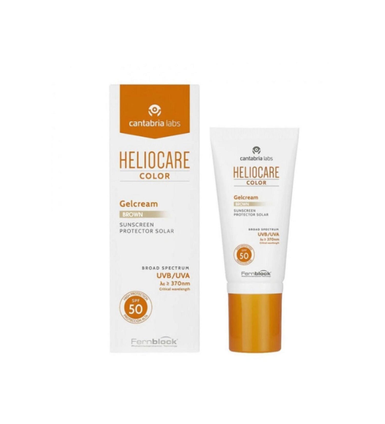 Heliocare Color Gelcream Brown Tinted Sunscreen Spf 50 50 ml-MFREYON00356
