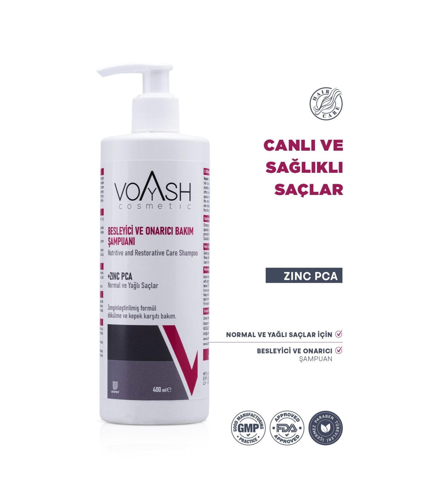 Voyash Nourishing and Repairing Care Shampoo 400 ml