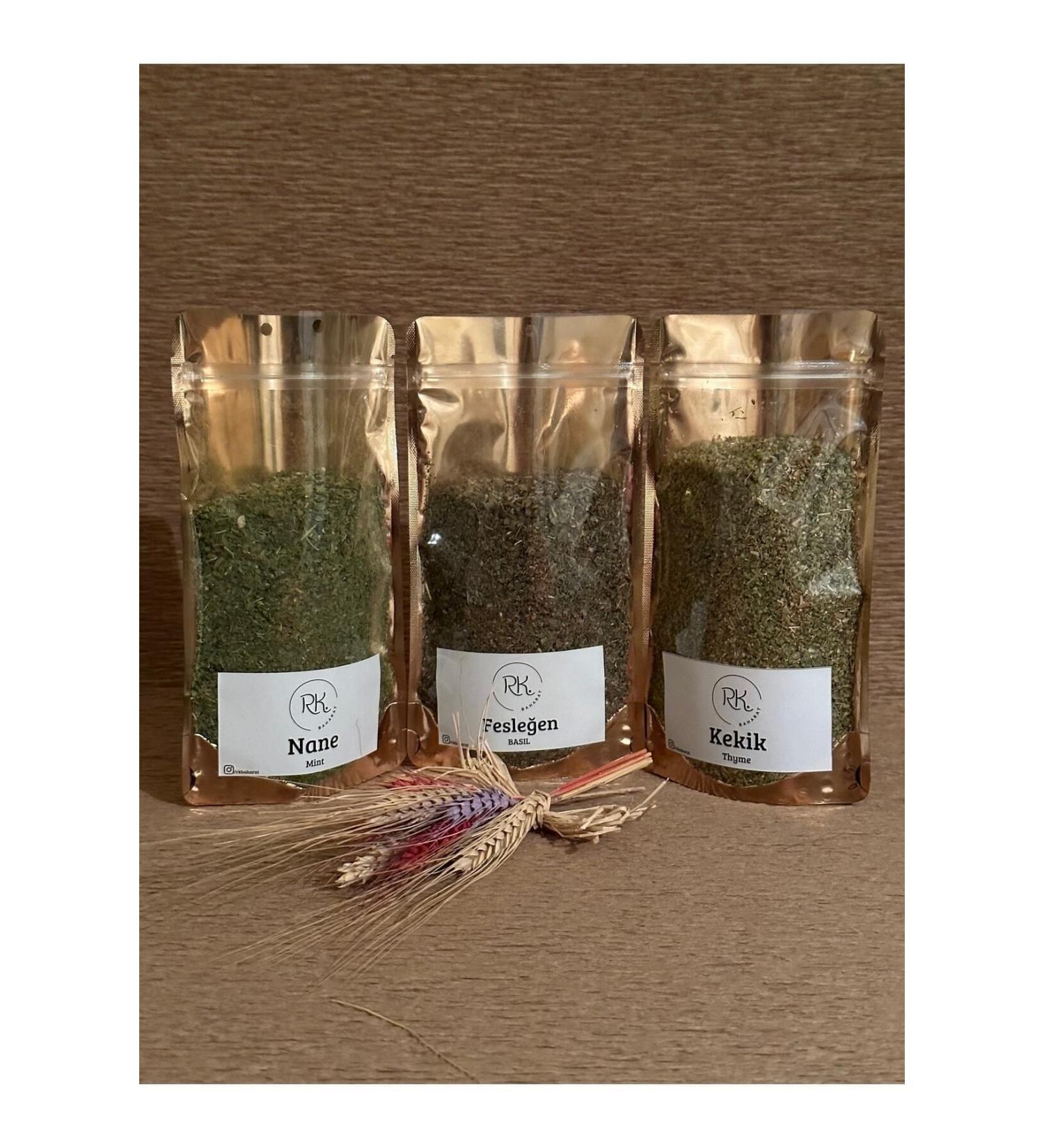 RK Spice Thyme Basil Mint 70gr Set of 3