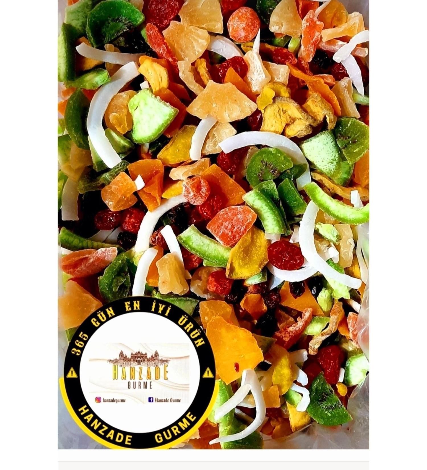 HANZADE GURME Tropical Dried Fruit Cocktail 500 Gr. Superior Taste