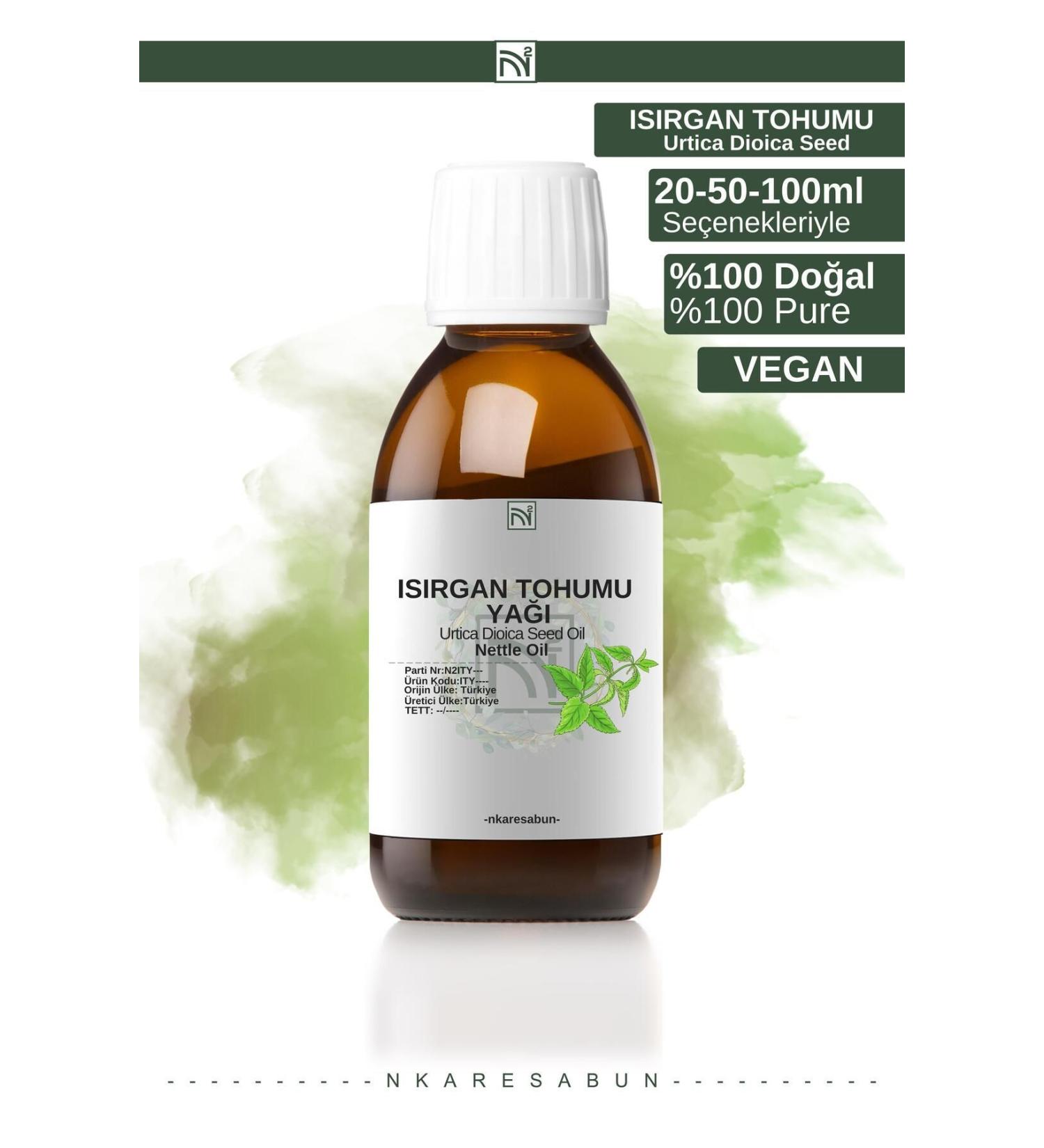 nkare Nettle Seed Oil 0 Pure Natural Cold Pressed Oil 100 ml