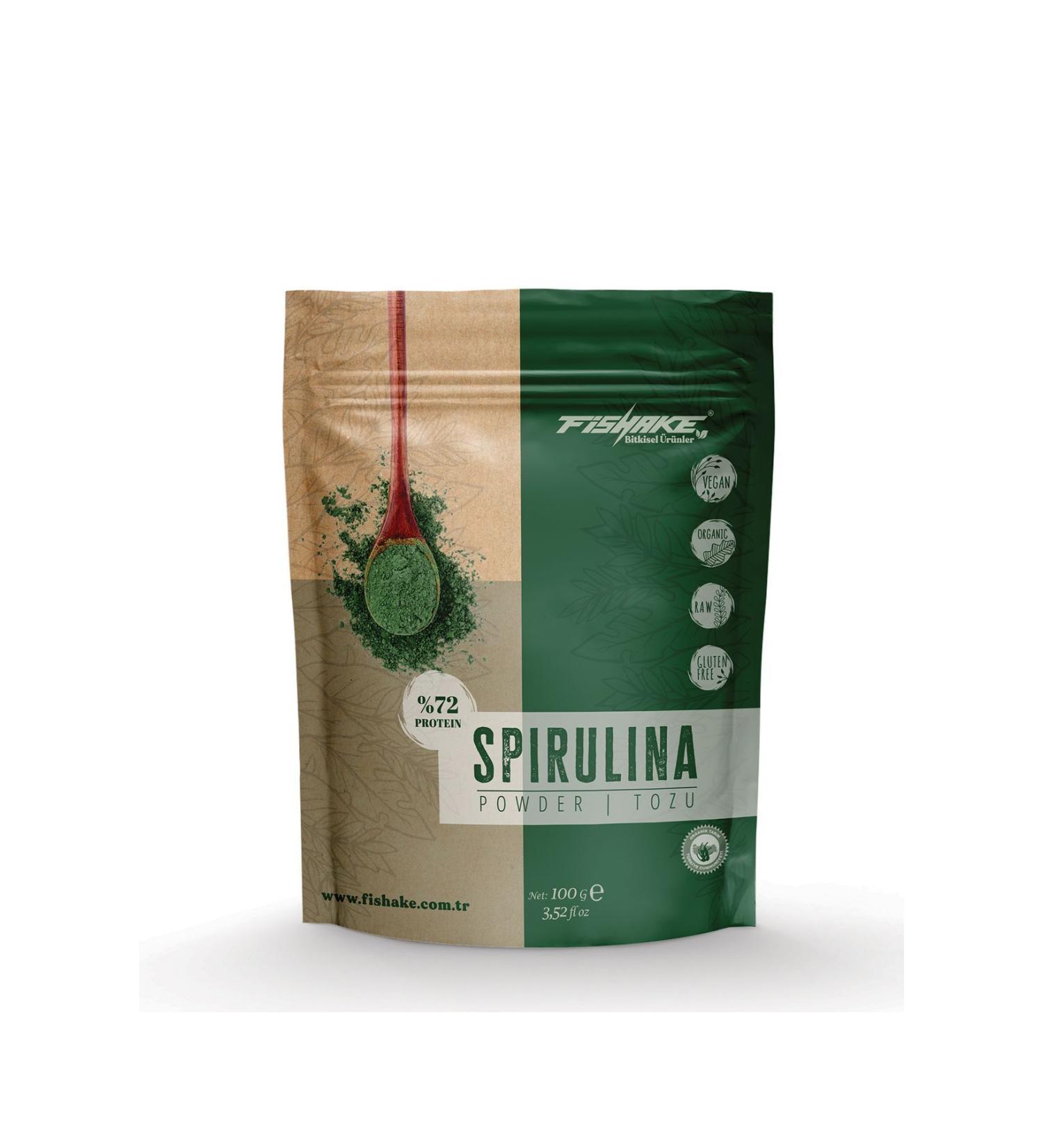 FiShake Organic Spirulina Powder / Powder Premium 100 gr