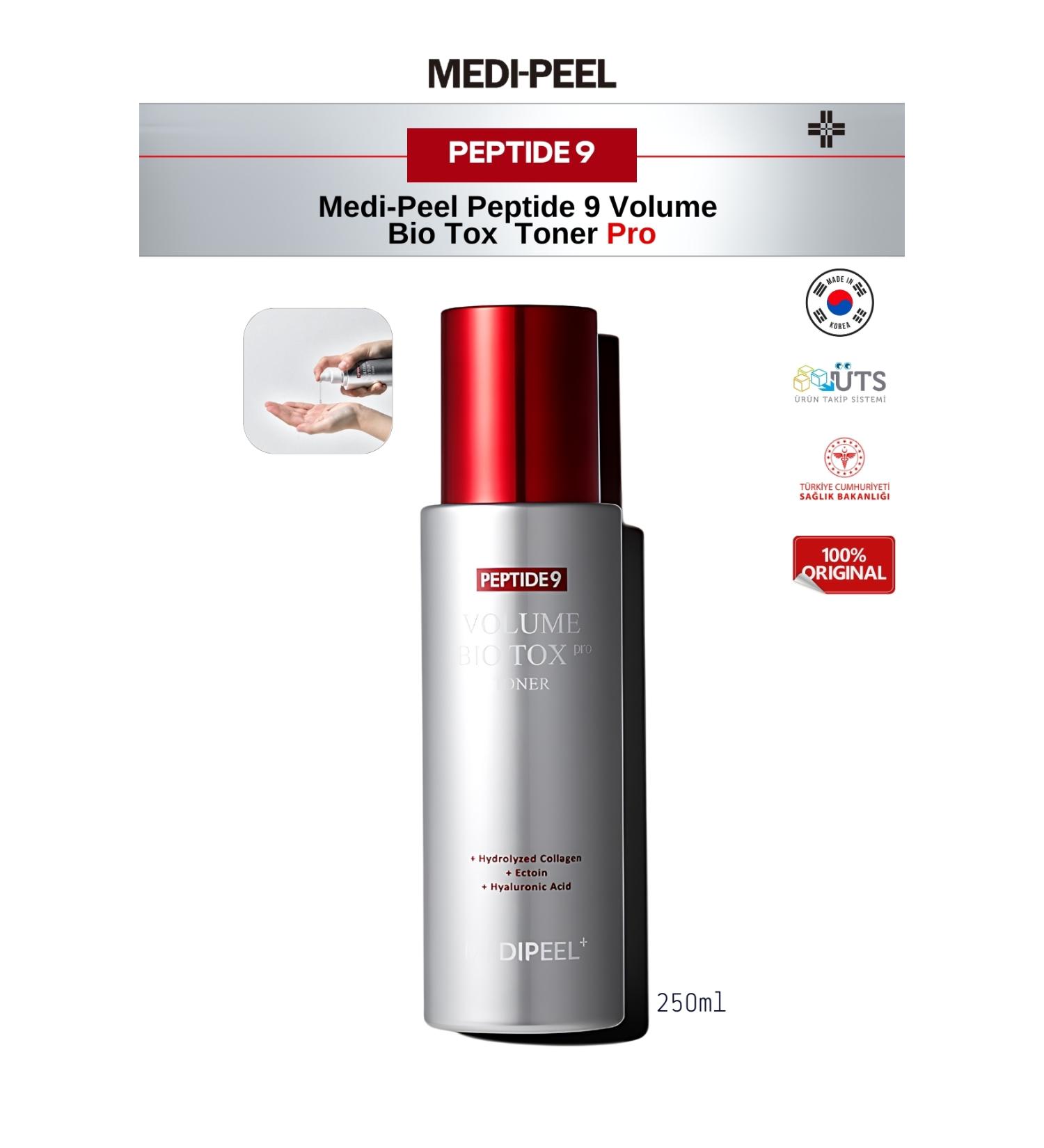 Medipeel Medi-Peel Peptide 9 Volume Bio Tox Toner Pro .Skin Elasticity Anti-Wrinkle Toner 250ml. - Buy Online on GoSupps.com