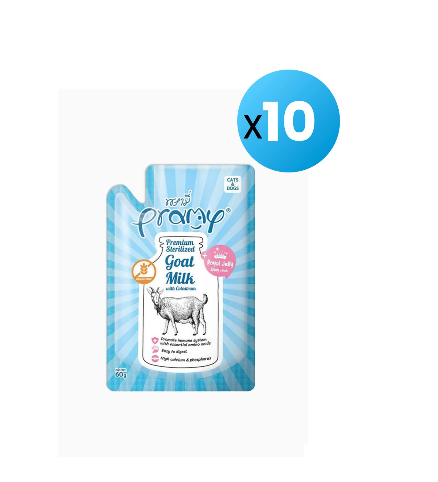 pramy Sterilized Goat Milk with Colostrum and Royal Jelly for Kittens and Dogs 60 Gr-10