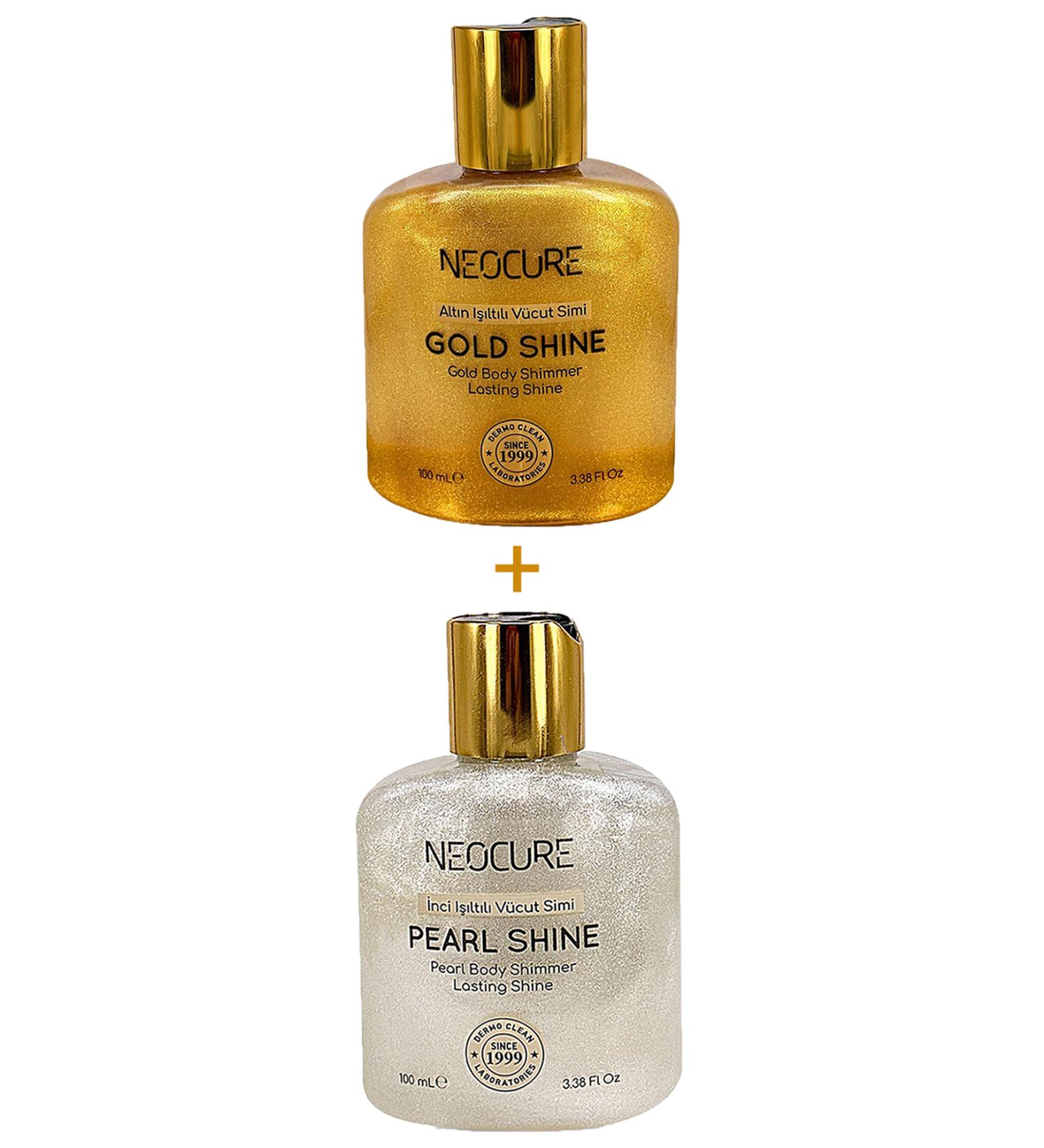 NeoCure PEARL AND GOLD SHINING BODY SHINY CARE OIL 100 ML - SET OF 2 - Buy Online on GoSupps.com