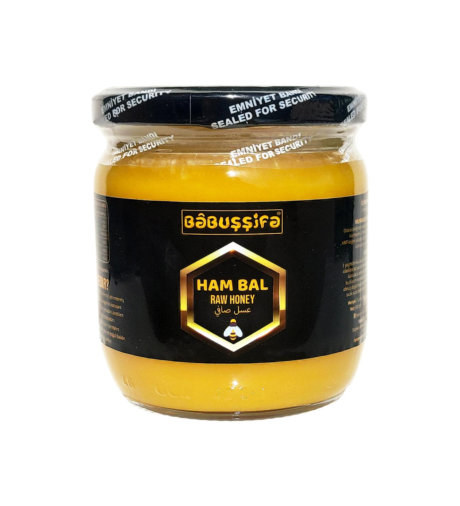 Bab ifa Natural Sugar-Free Glucose-Free Real Raw Wild Honey 500gr Cream Honey - White Honey