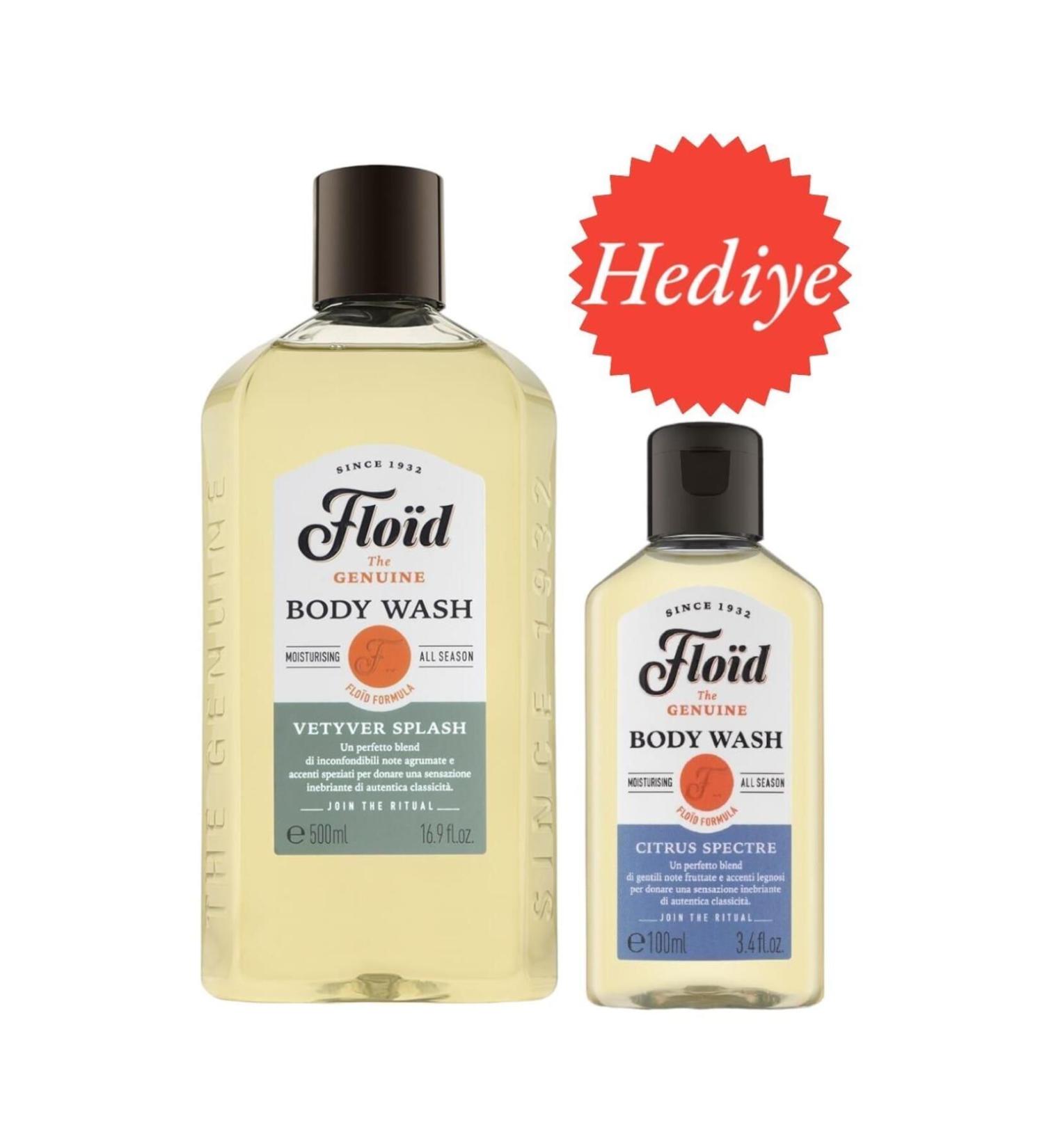 Floid Shower Gel - Vetyver Splash 500 ml Gift Citrus Specter Shower Gel 100 ml - Buy Online on GoSupps.com