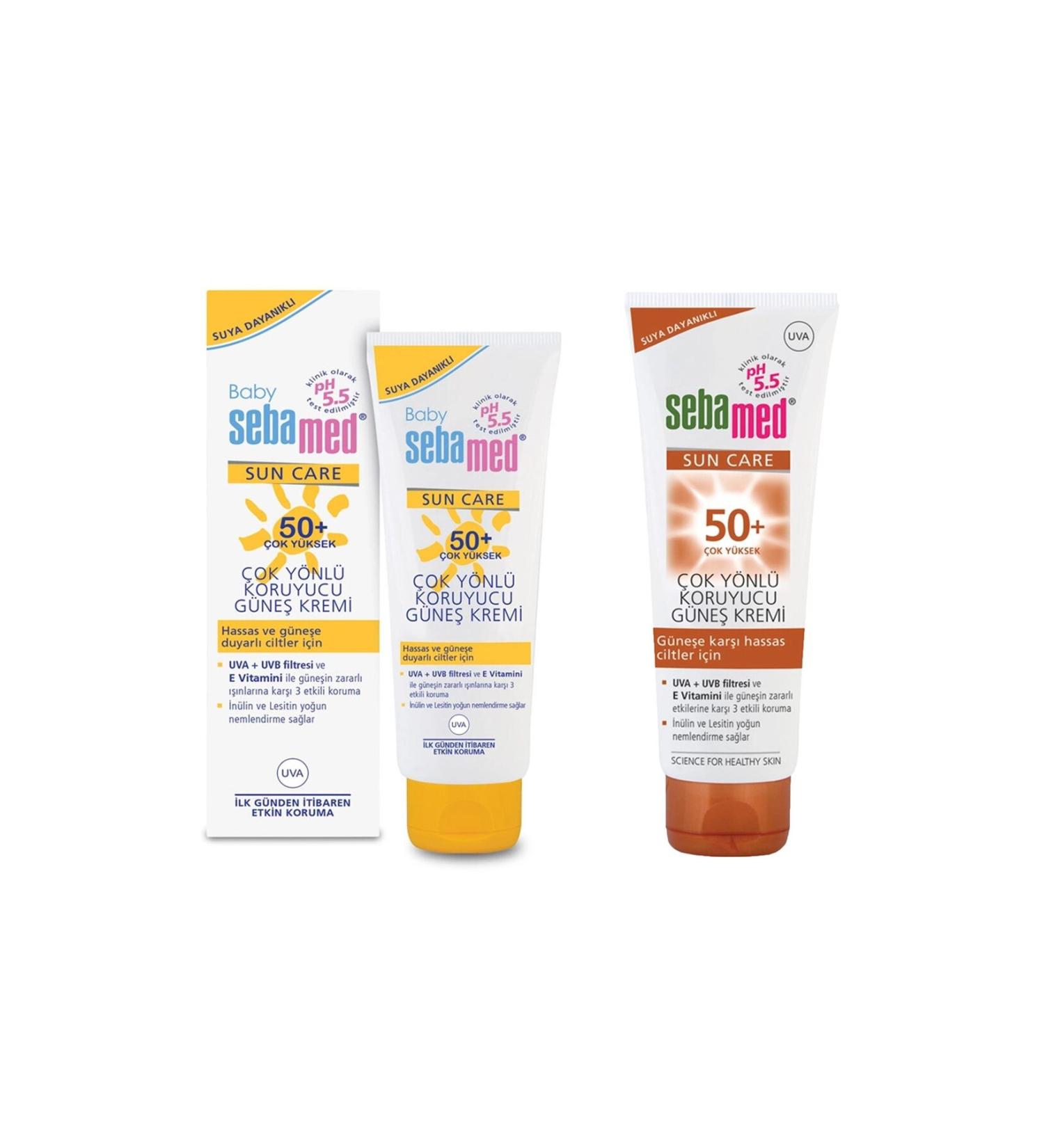 Sebamed SPF 50 Multi-Protection Adult + Child Sun Cream 75 ml