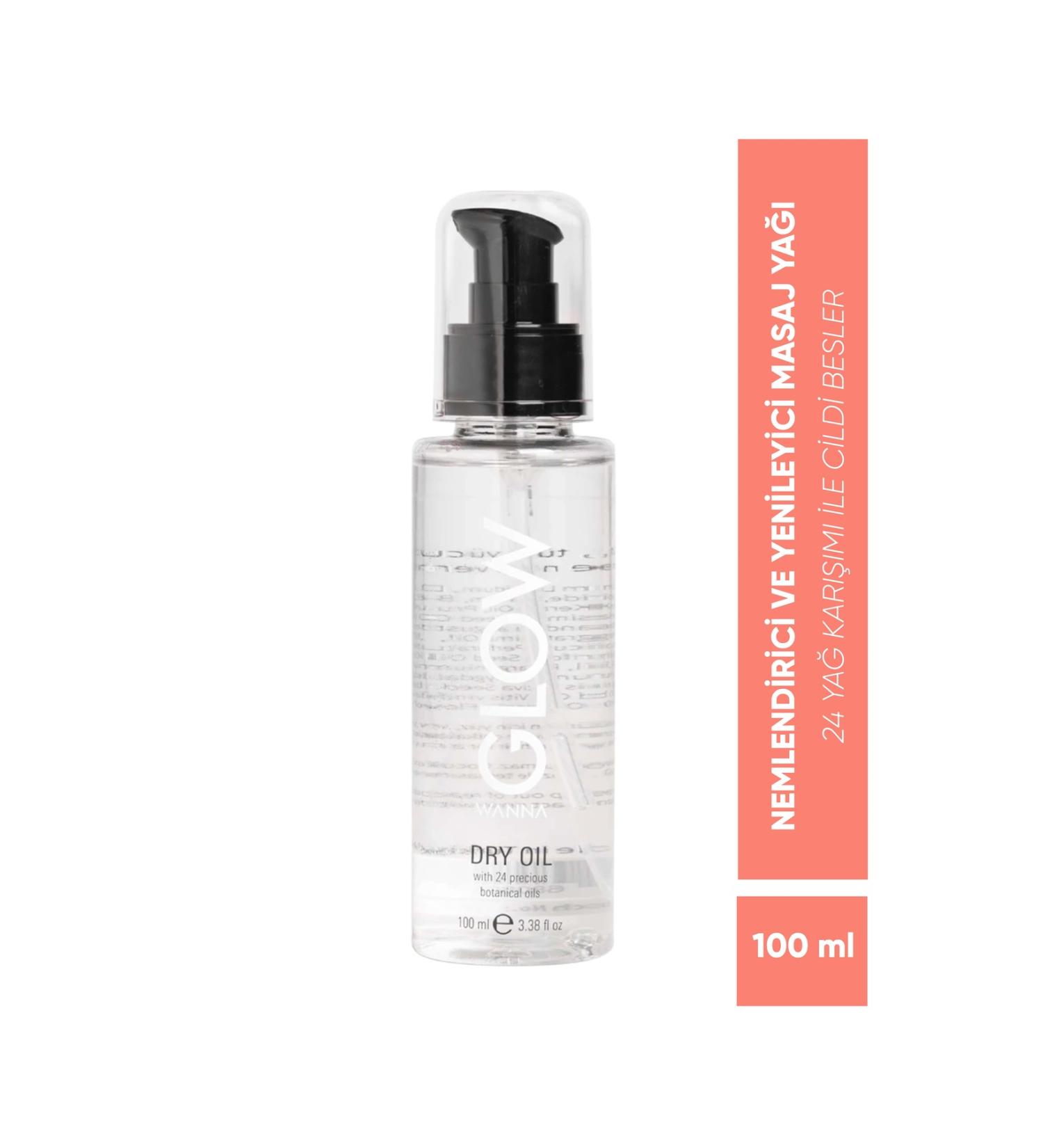 Wanna Glow Moisturizing and Regenerating Massage Oil 100 ml