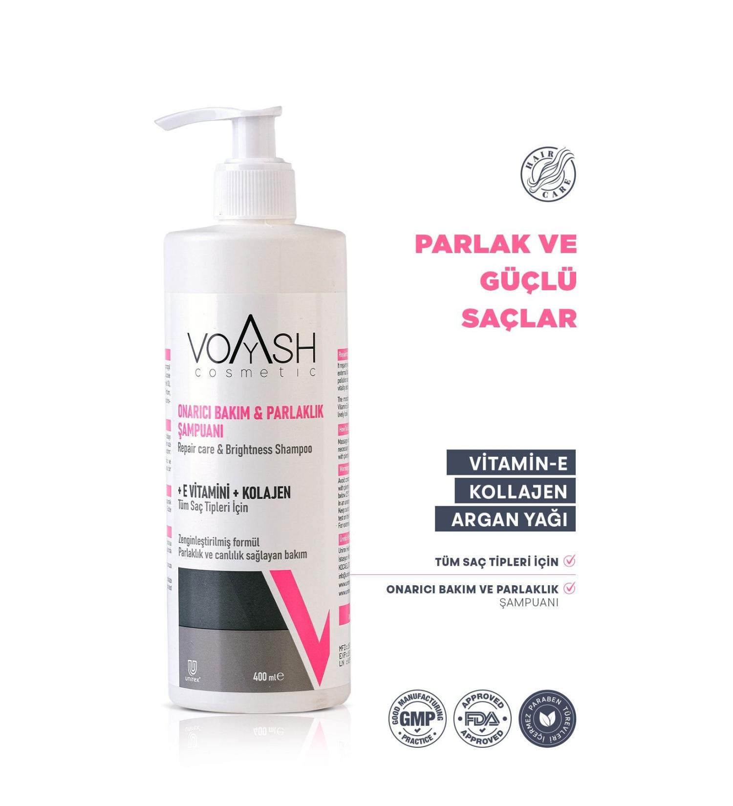 Voyash Repair Care & Shine Shampoo 400 ml