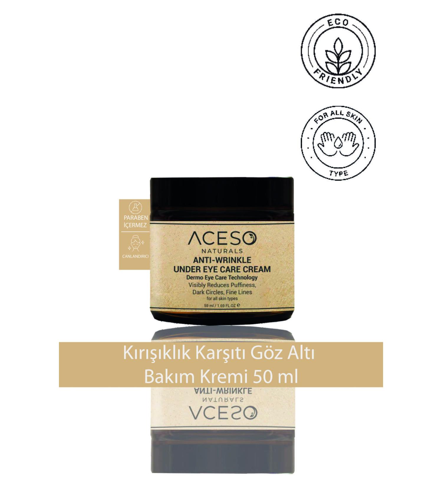 Aceso Naturals Anti-Wrinkle Under Eye Care Cream 50 ml