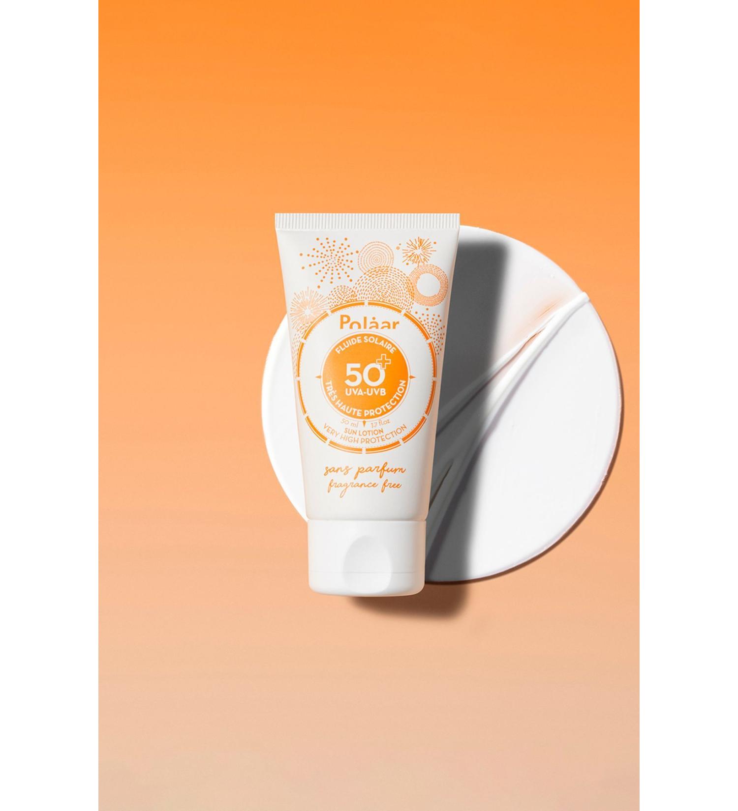 POLAAR Facial Sun Care Fluid Spf50 - Fragrance Free - 50 Protection Factor & Fragrance-Free Sunscreen Cream - Buy Online on GoSupps.com