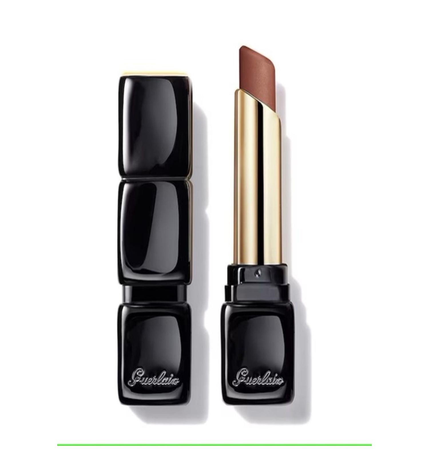 Guerlain KissKiss Tender Matte - 12-hour Lasting Shimmering Matte Lipstick with Shea and Rose Oil Content