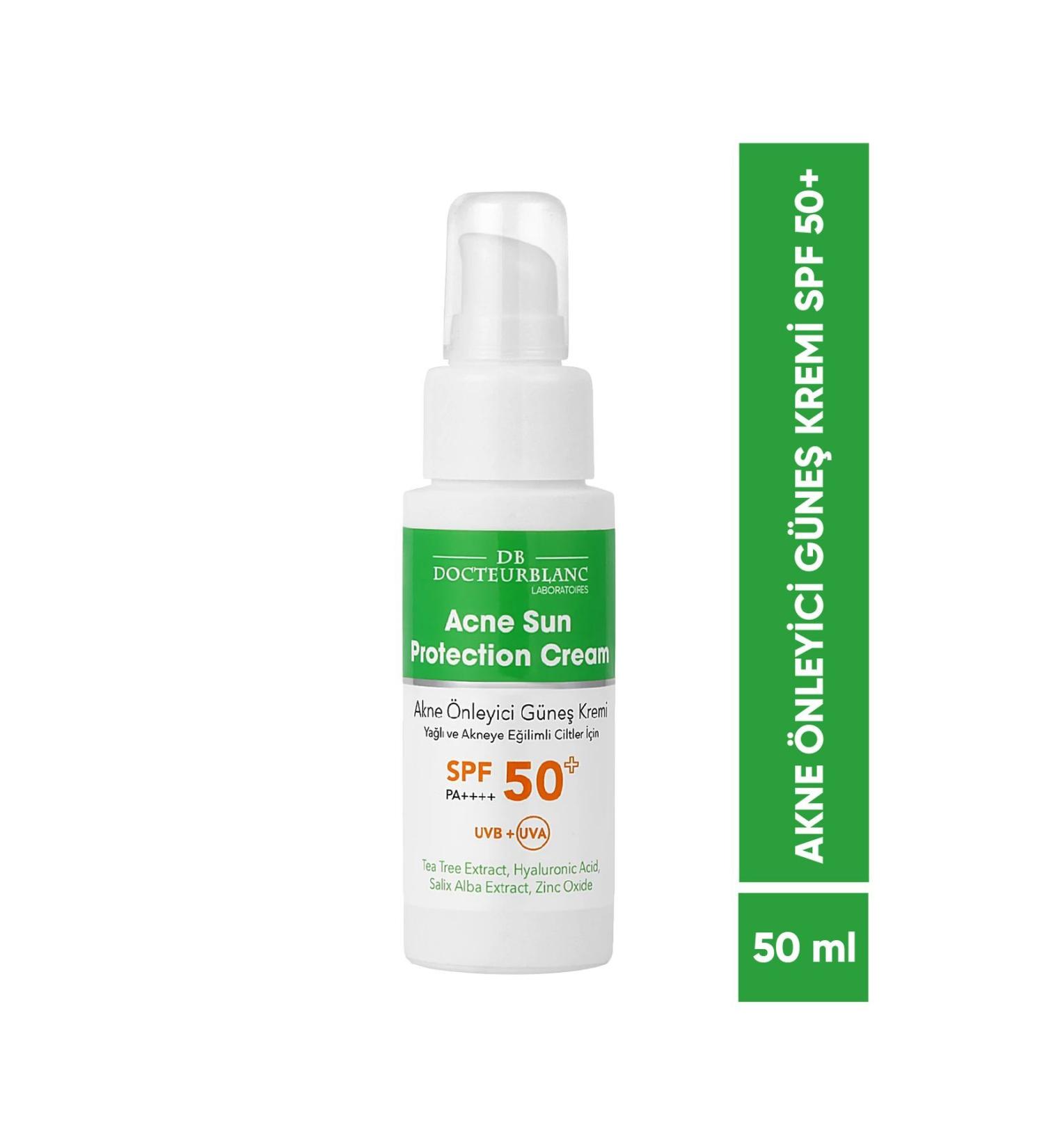docteur blanc anti acne sunscreen spf 50+ 50 ml - Buy Online on GoSupps.com