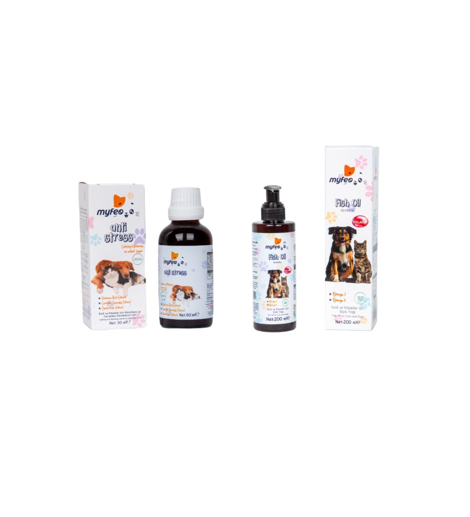 MYFEO ANTI STRESS DROPS AND FISH OIL - Buy Online on GoSupps.com